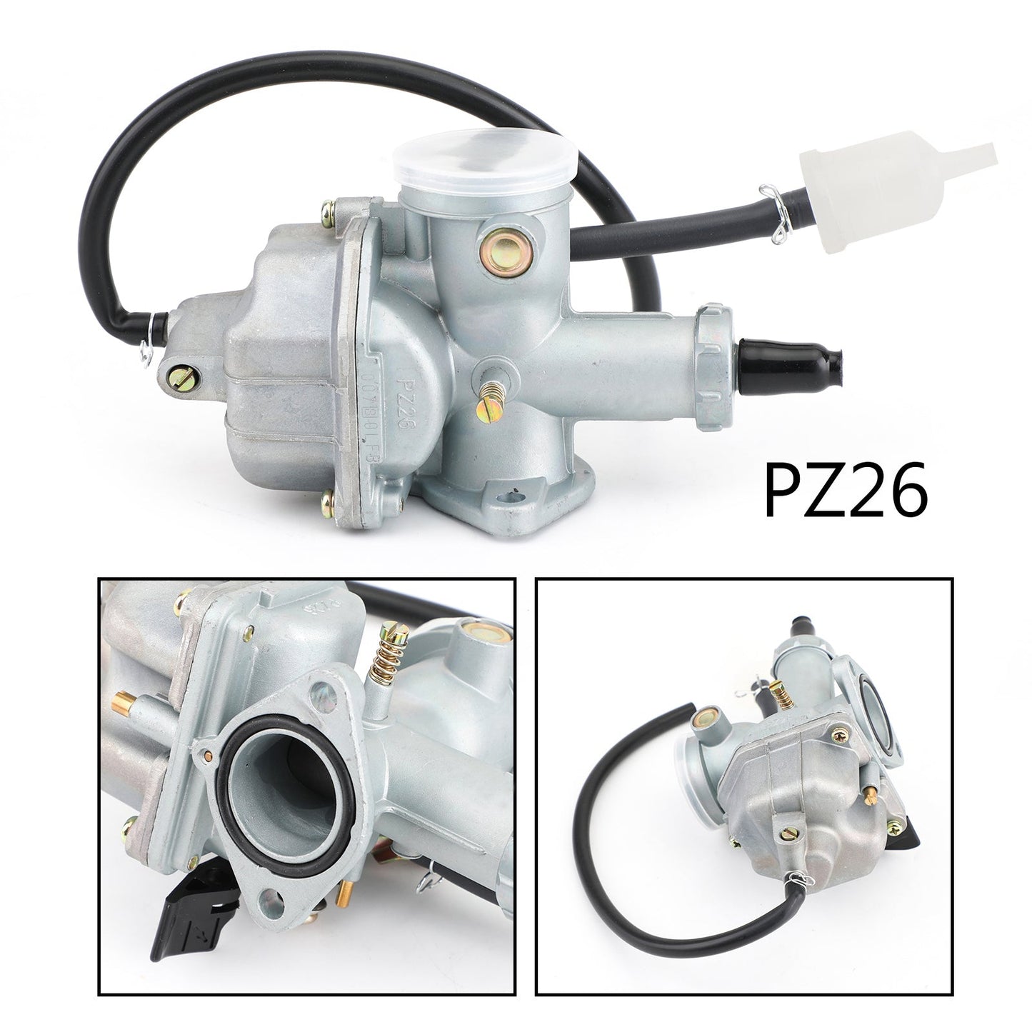 New PZ26 Carb Carburetor for 125cc-300cc 150cc ATV Dirt Bike Go Kart 26mm Intake