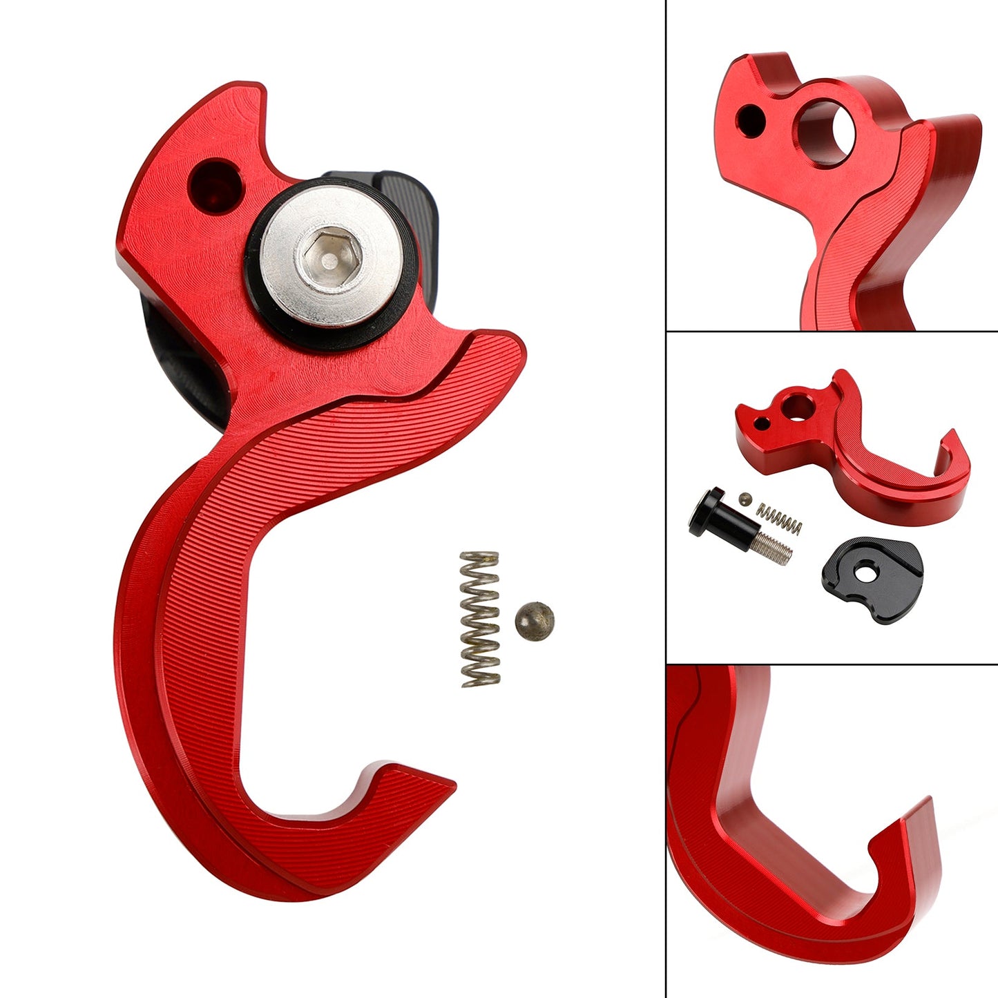 Holder Helmet Hooks Bracket Red For Yamaha Tricity 125 2014-2021 155 2016-2023