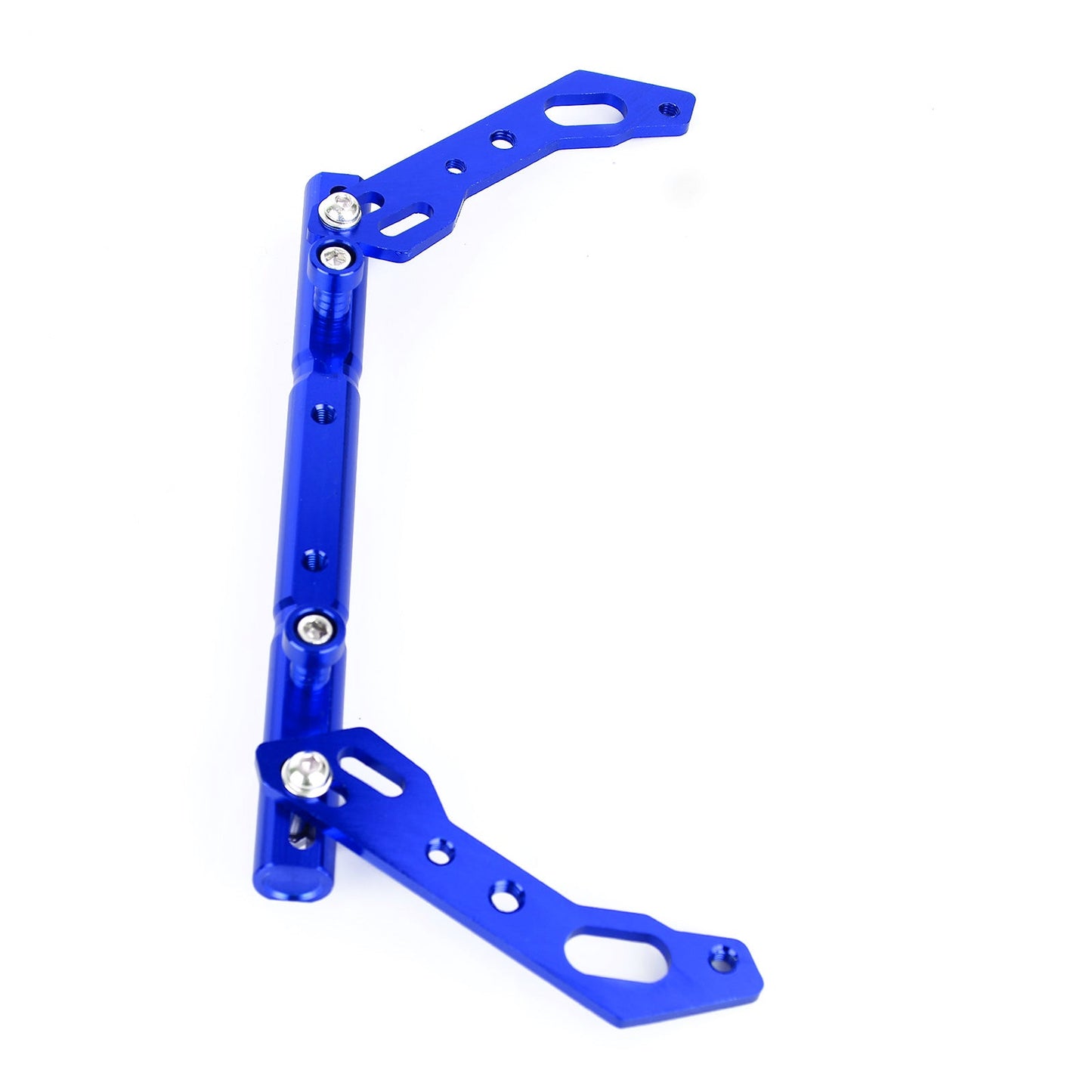 Cnc Adjustable Balance Cross Handle Bar Aluminum Lever Blue Fits For Motor