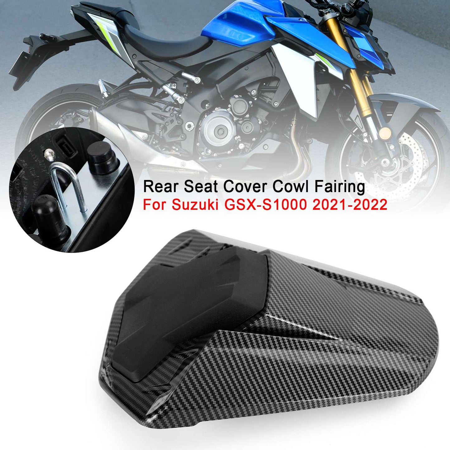 21-24 Suzuki GSX-S1000 Rear Seat Cover Cowl Fairing