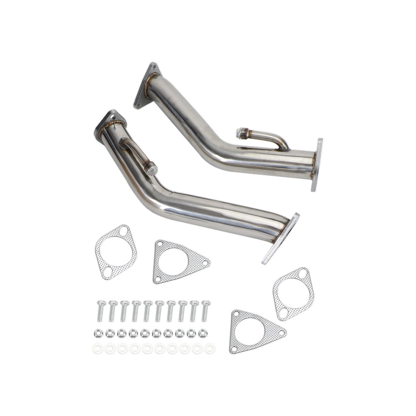 2008-2013 Infiniti G37 3.7L V6 Coupe/Sedan 2.5" Test Pipes Exhaust DownPipe Stainless Steel Champoo