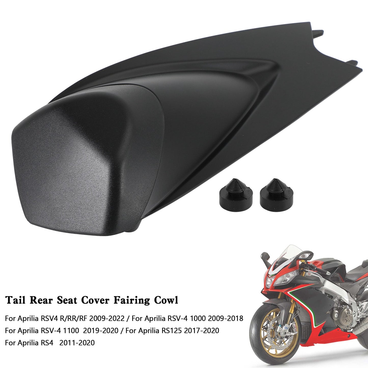 Rear Seat Cover Fairing Cowl for Aprilia RS125 RS4 RSV4 1000 2009-2022