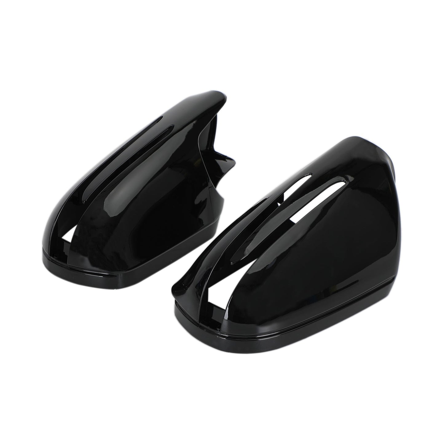 09-10 BENZ E-Coupe W207/C207 Pre-Facelift Pair Rearview Mirror Cover Gloss Black 1718100364 1718100564