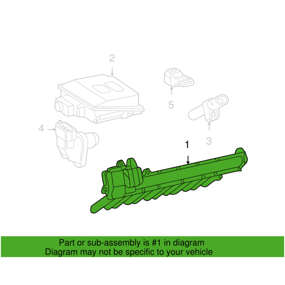 2011 Mercedes-Benz SL65 Right Coil Pack Spark Plug Connectors Ignition A2751500480 A0040103003