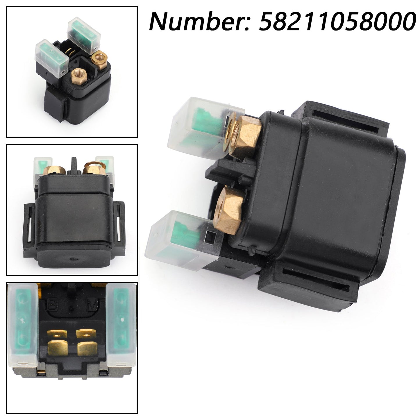 Starter Relay Solenoid Switch 58211058000 FITS 250 SX-F 12-17 450 EXC 640 LC4 Starter Relay Solenoid Switch 58211058000 for ATV  505 SX 450 EXC 250 SX-F 12-13 Champoo