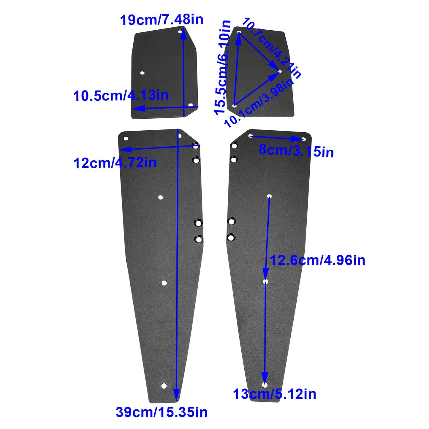 22-23  Aprilia SR GT200 SR GT125 Black Footboard Foot Rest Pad Peg Pedal Plate