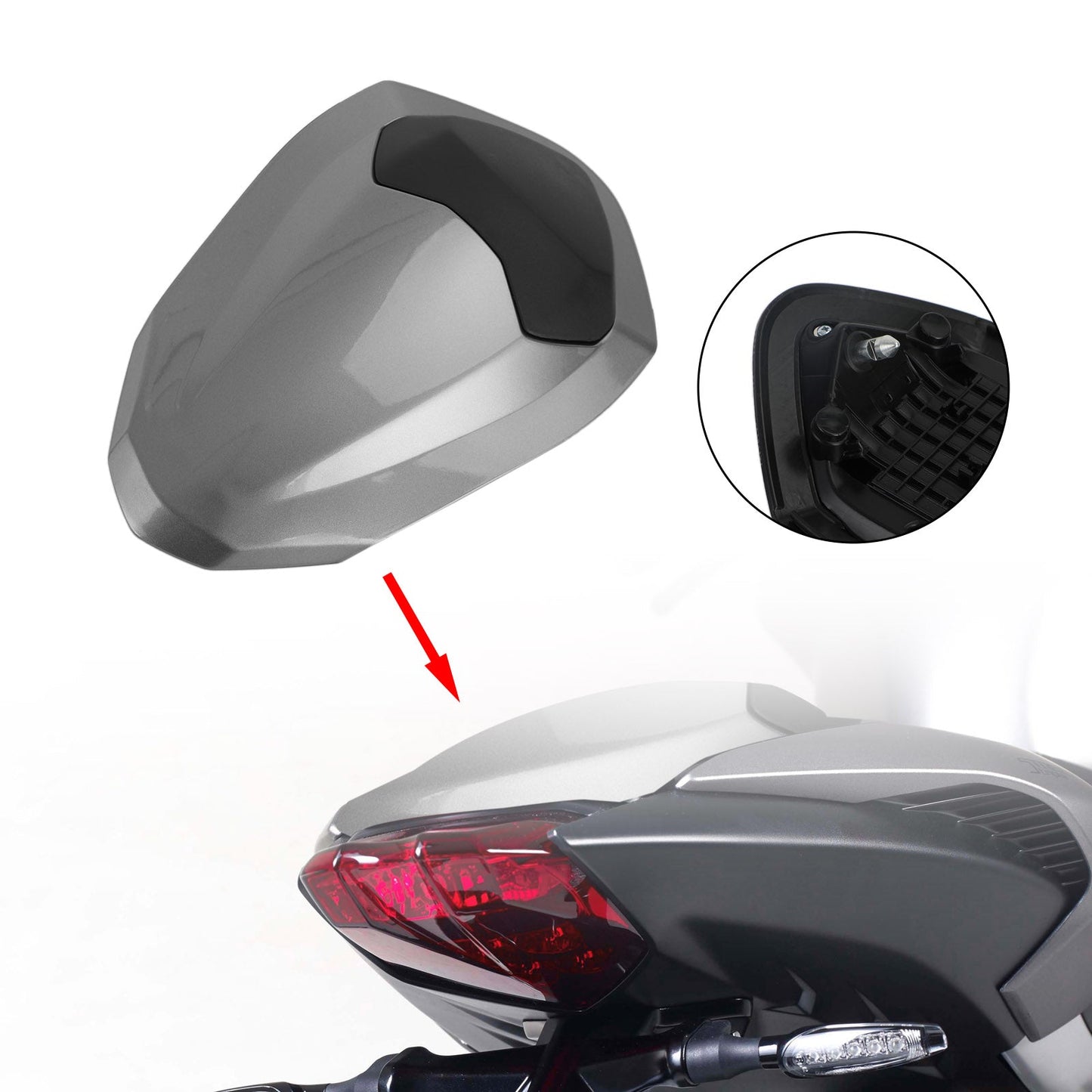 Rear Tail Seat Fairing Cowl Cover For Street Triple RS 765 2017-2019