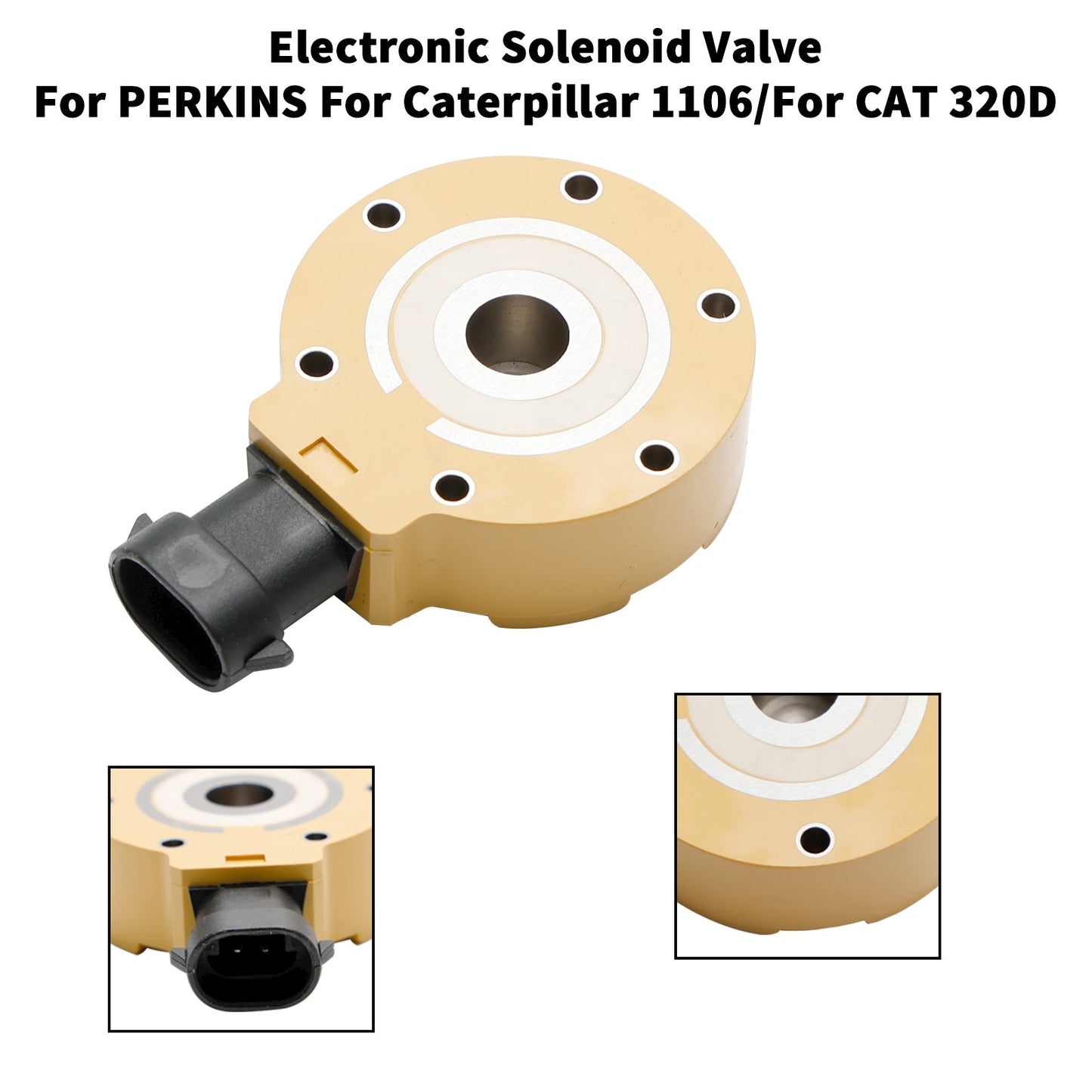 CAT 320D C6.6 C6 Fuel Pump Electronic Solenoid Valve 312-5620 326-4635