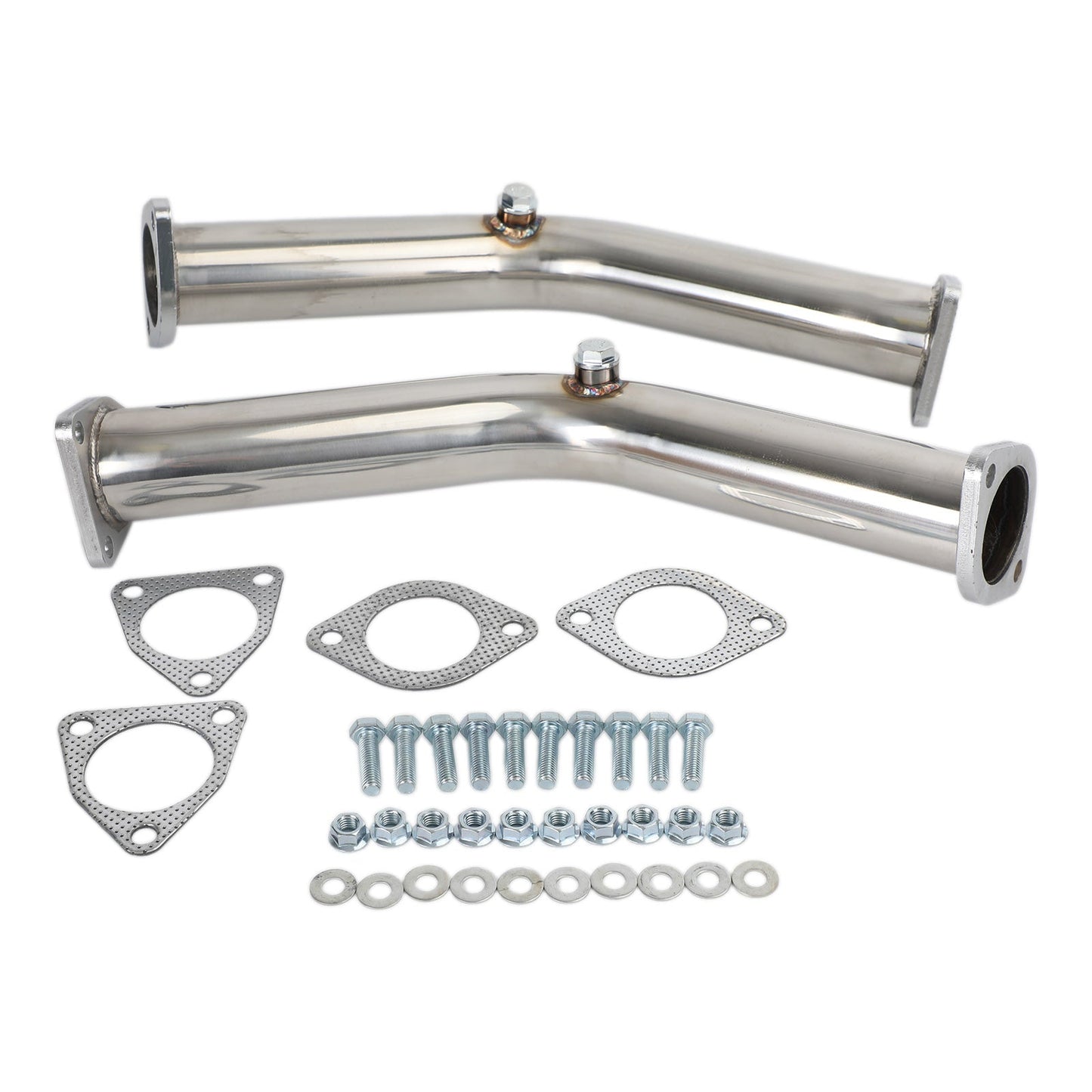 Exhaust Downpipe Test Pipes W/Gaskets & Bolts For 2003-2006 Nissan 350Z Infiniti G35 FX35