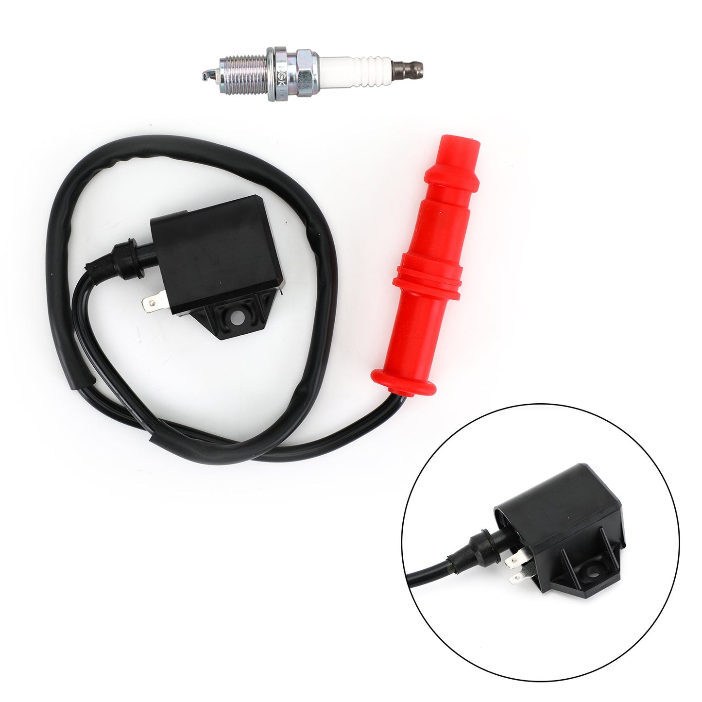 Polaris Ignition Coil Spark Plug Fit For Polaris Sportsman 500 Touring HO 10-13 LE HO 2012 Forest 2011-2013