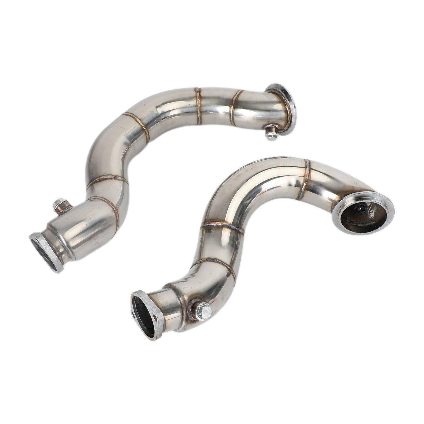 2007-2010 BMW N54 E90/E91/E92/E93/E82/135i/335i Twin Turbo 3″ Cast Stainless Steel Downpipe Champoo