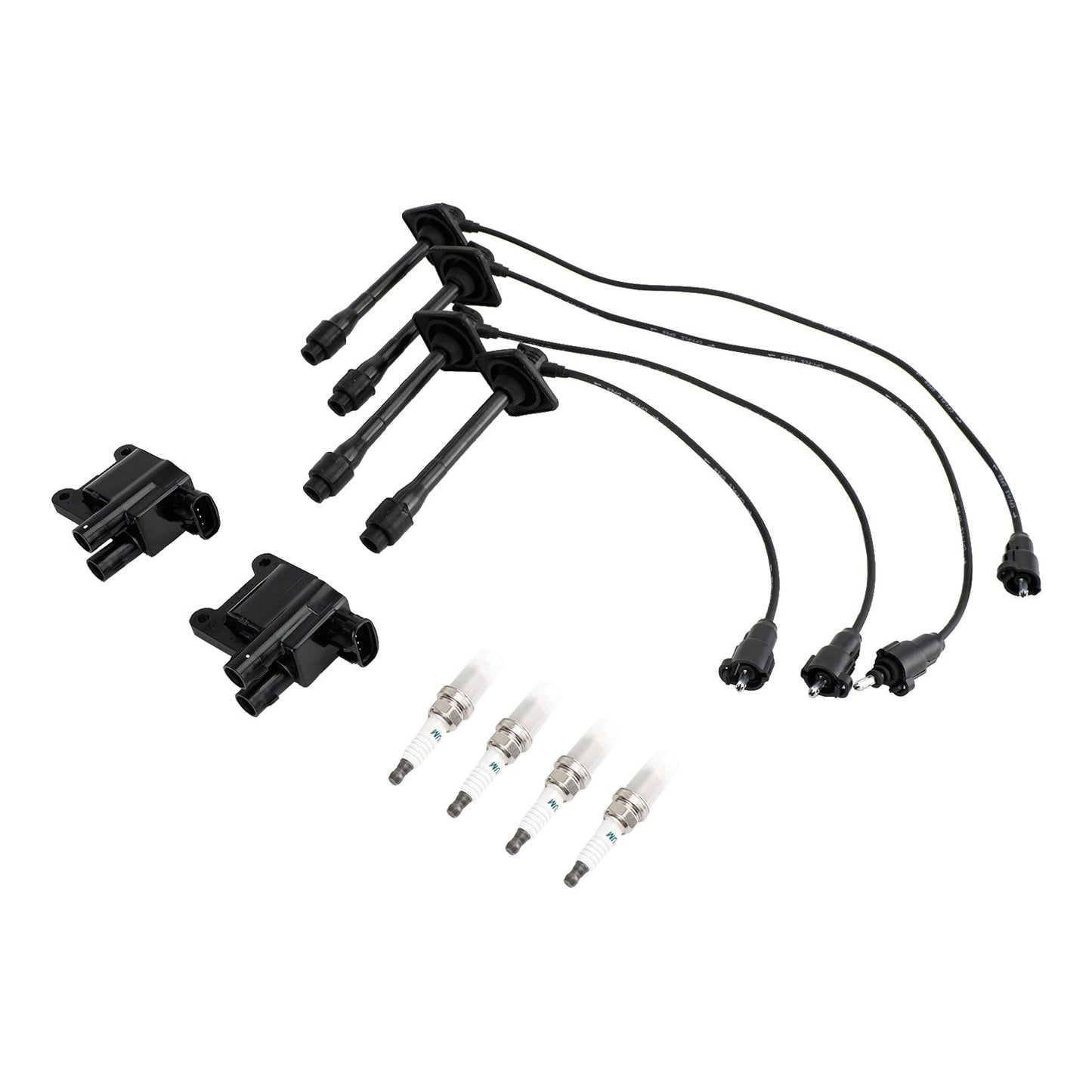 Ignition Coil+Wire+Spark Plug Kit UF180 UF181 UF182 UF294 For 1997-2001 Toyota Camry RAV4 L4