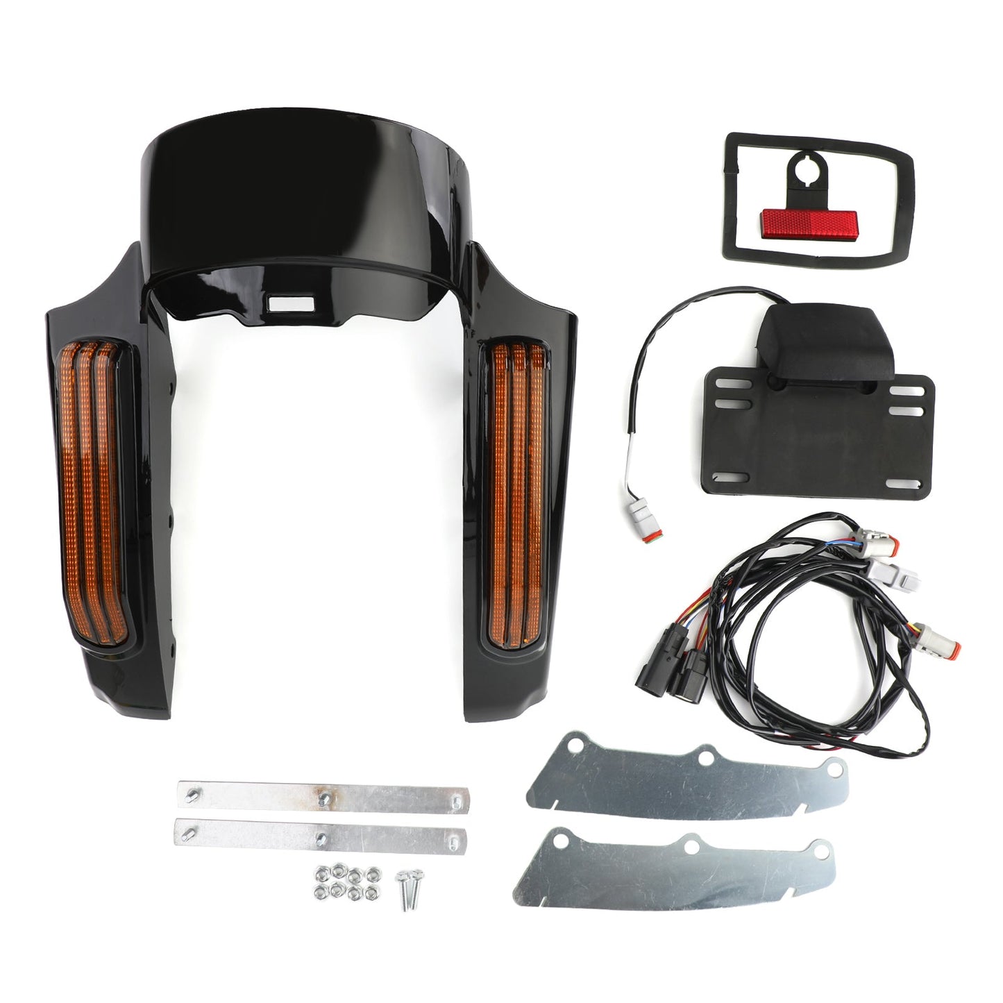 14-18 Street Glide FLHX Amber Street Fender LED Light