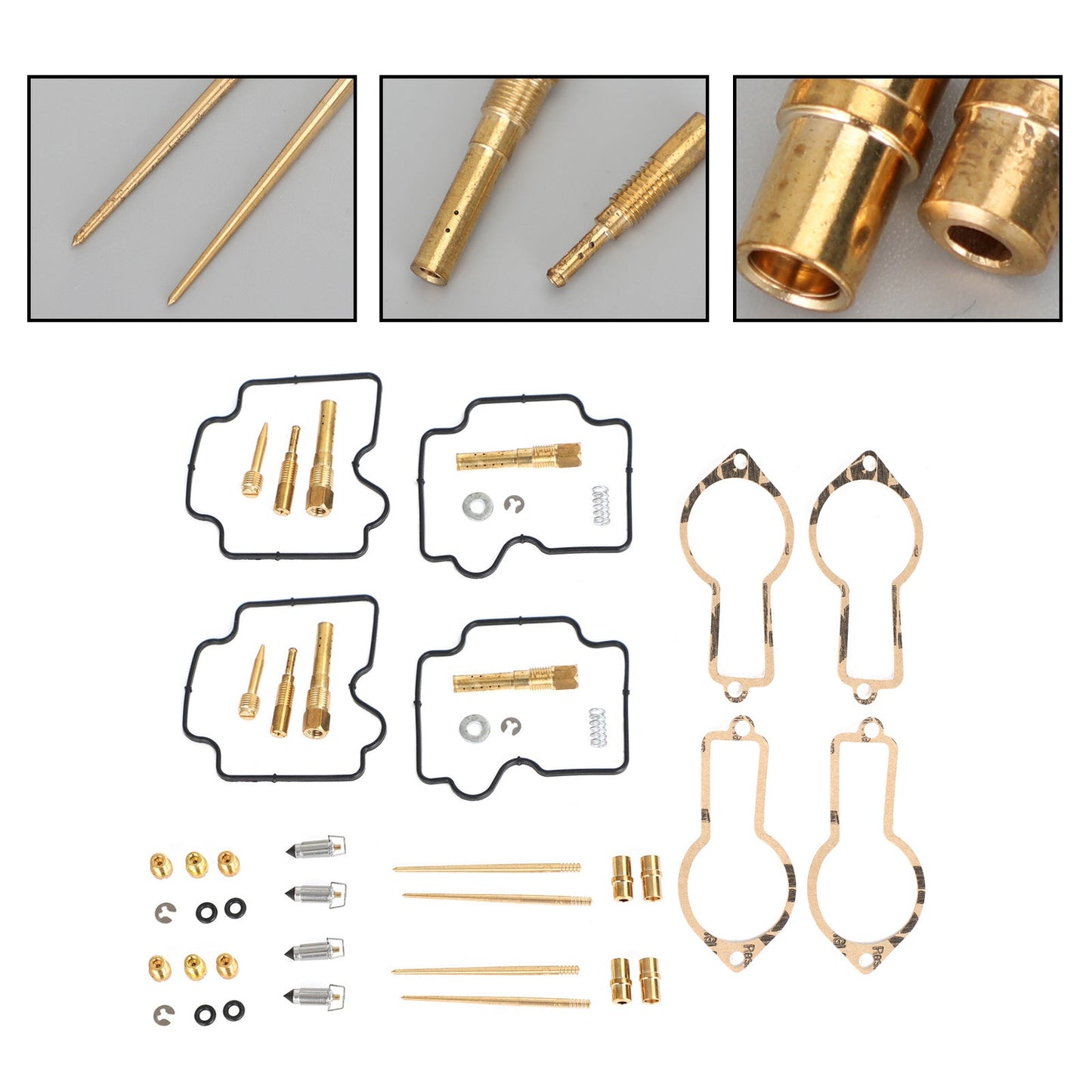 2PC Right & Left Side Carburetor Carb Repair Kit fit for Honda XL600R 1983-1987