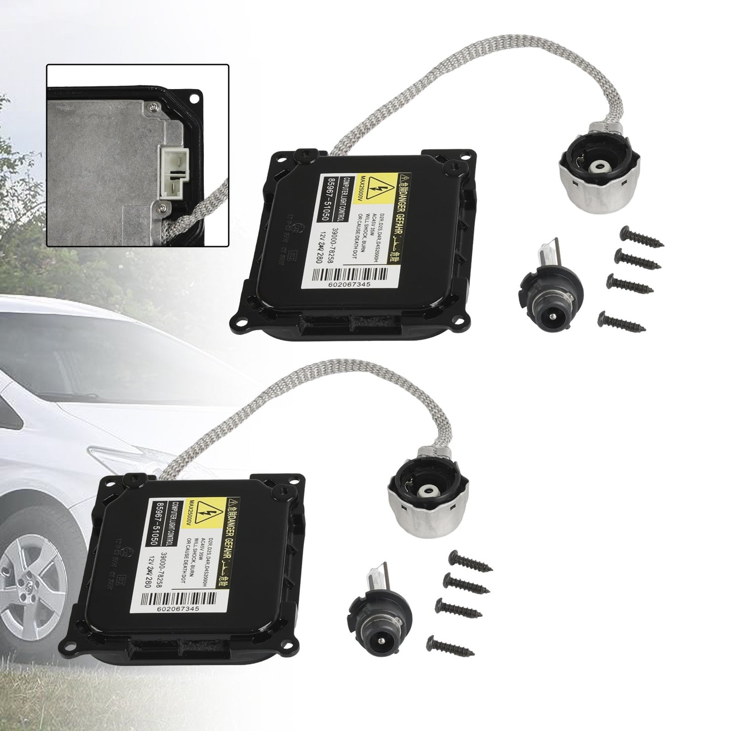 2006-2011 Lexus GS 350 450h 460 Xenon Ballast HID D4R Bulb Kit Module Control Unit 85967-51040