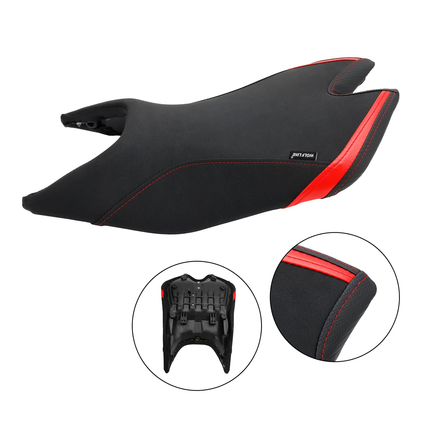 Front Driver Rider Seat Pillion Saddle Fits For Aprilia Rs660 Tuono 660 20-23