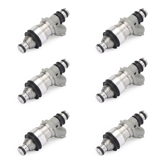 1992-1993 Lexus ES300 3.0L V6 23250-62030 6Pcs Fuel Injectors Champoo