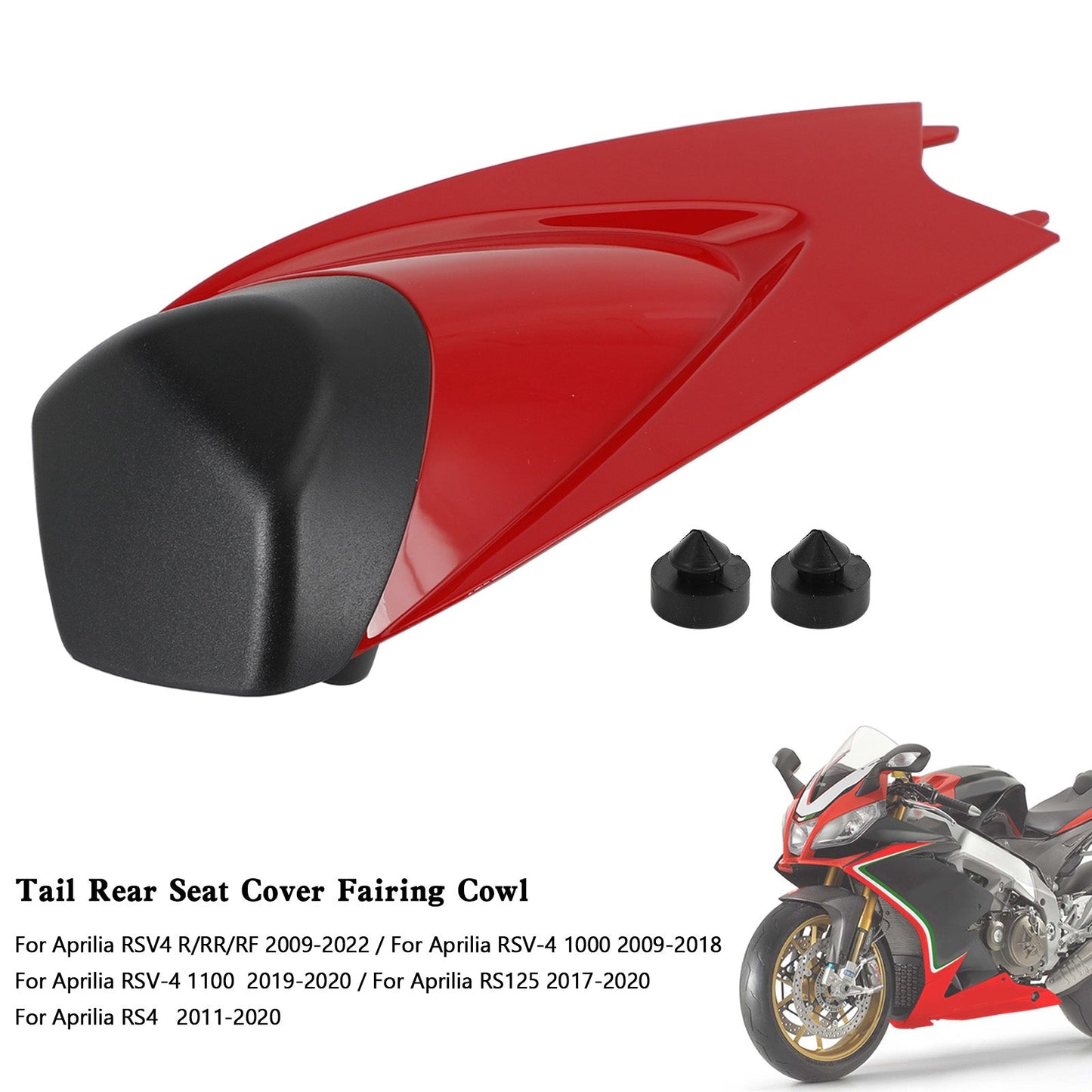 Rear Seat Cover Fairing Cowl for Aprilia RS125 RS4 RSV4 1000 2009-2022