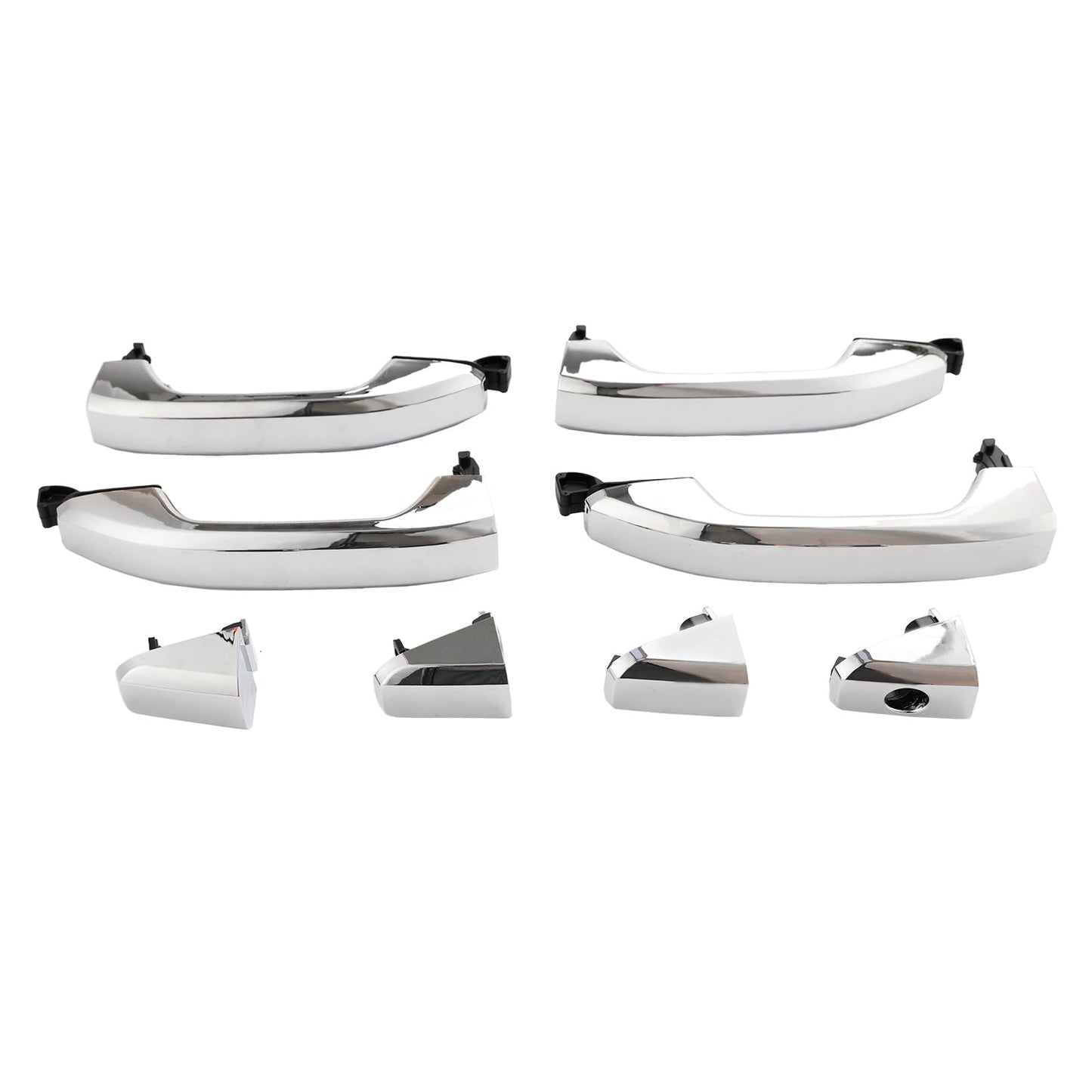 2015-2019 GMC Sierra 3500 HD (submodel: Base, Denali, SLE, SLT) 4pcs Exterior Door Handle Chrome 14575050