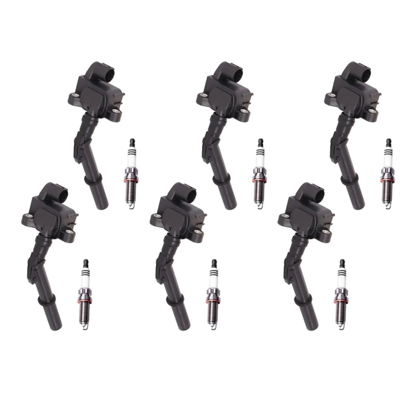 2011-2012 Mercedes-Benz CL63 S63 AMG V12 6.0L 6x Ignition Coil +Spark Plug UF741 A2769063700