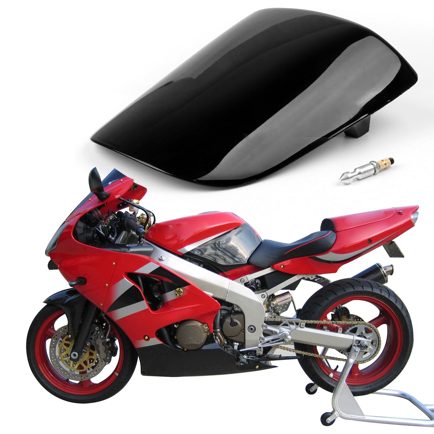 Rear Seat Cover Cowl For Kawasaki ZX6R 2000-2002