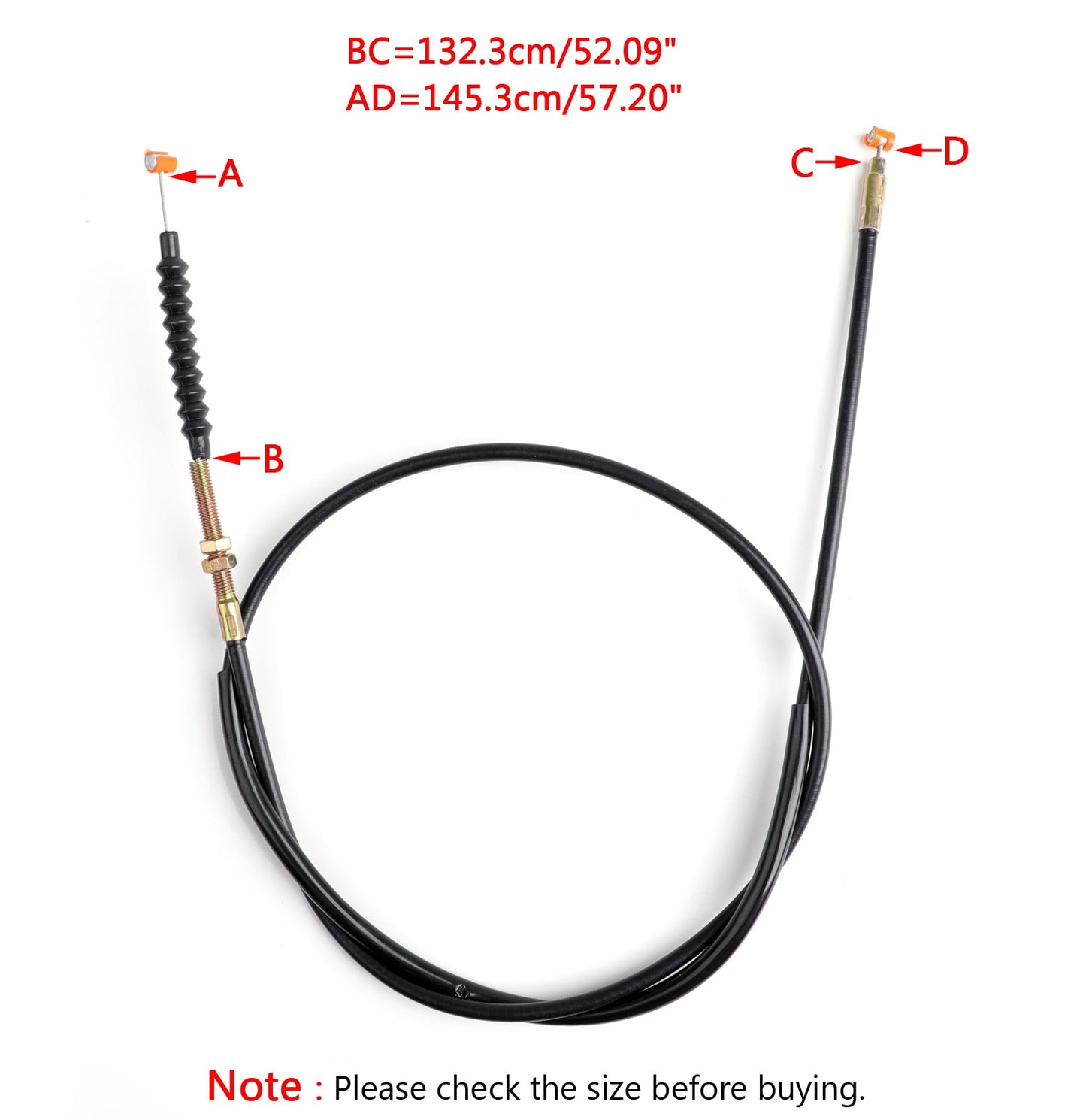 BMW HP4 K42 S1000RR K46 Motorcycle Wire Steel Clutch Cable Replacement