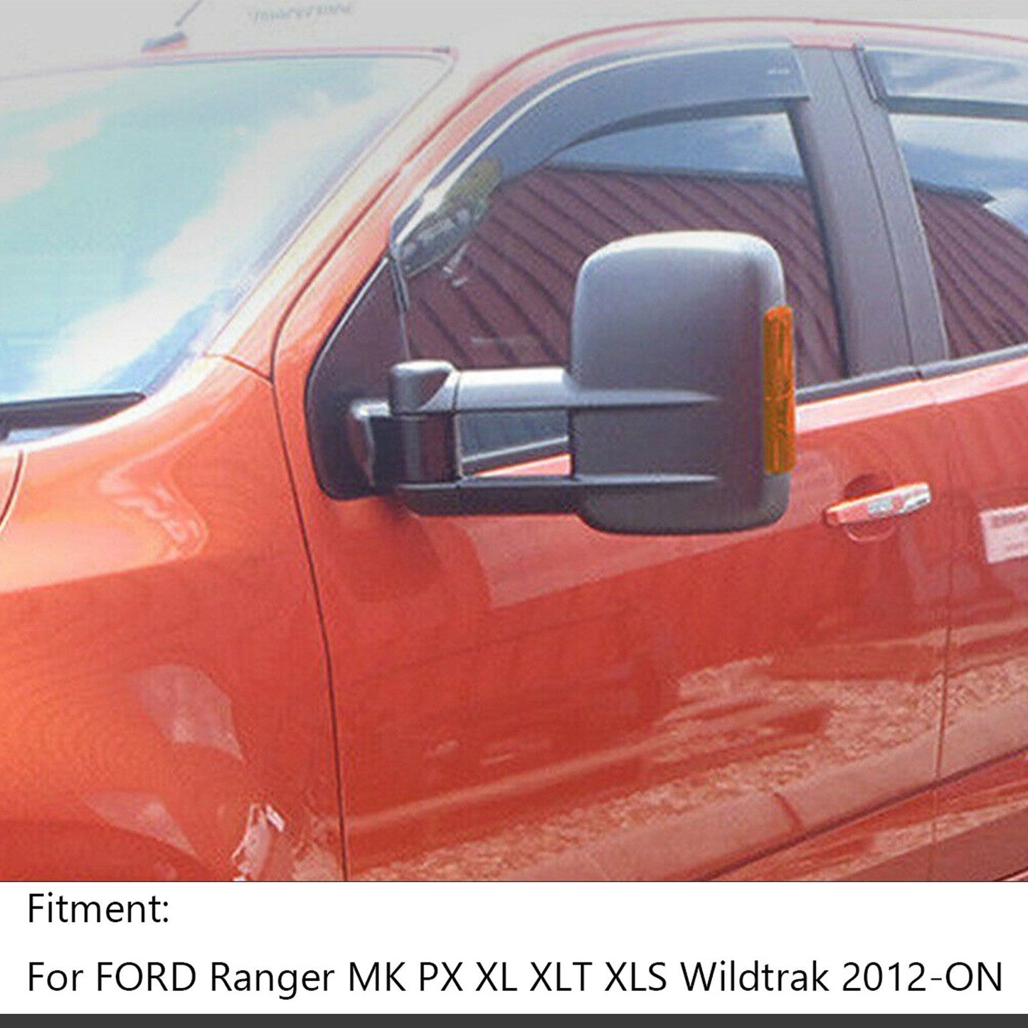 2012+ Ford Ranger MK PX XL XLT XLS Wildtrak Extendable Towing Mirrors