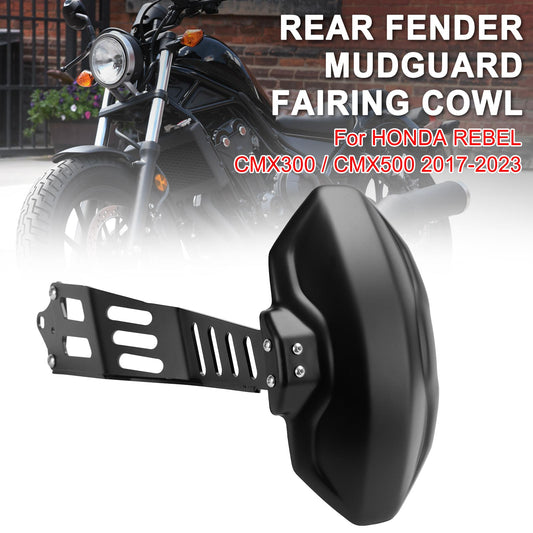 Rear Fender Mudguard Fairing Cowl For Honda REBEL CMX300 CMX500 2017-2023