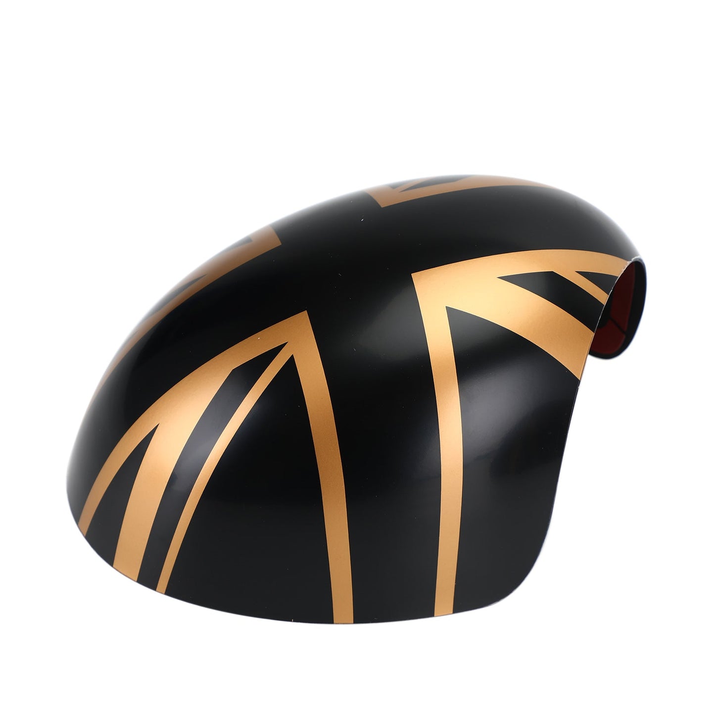 MINI Cooper R55 R56 R57 Black/Gold 2 x  Union Jack UK Flag Mirror Covers