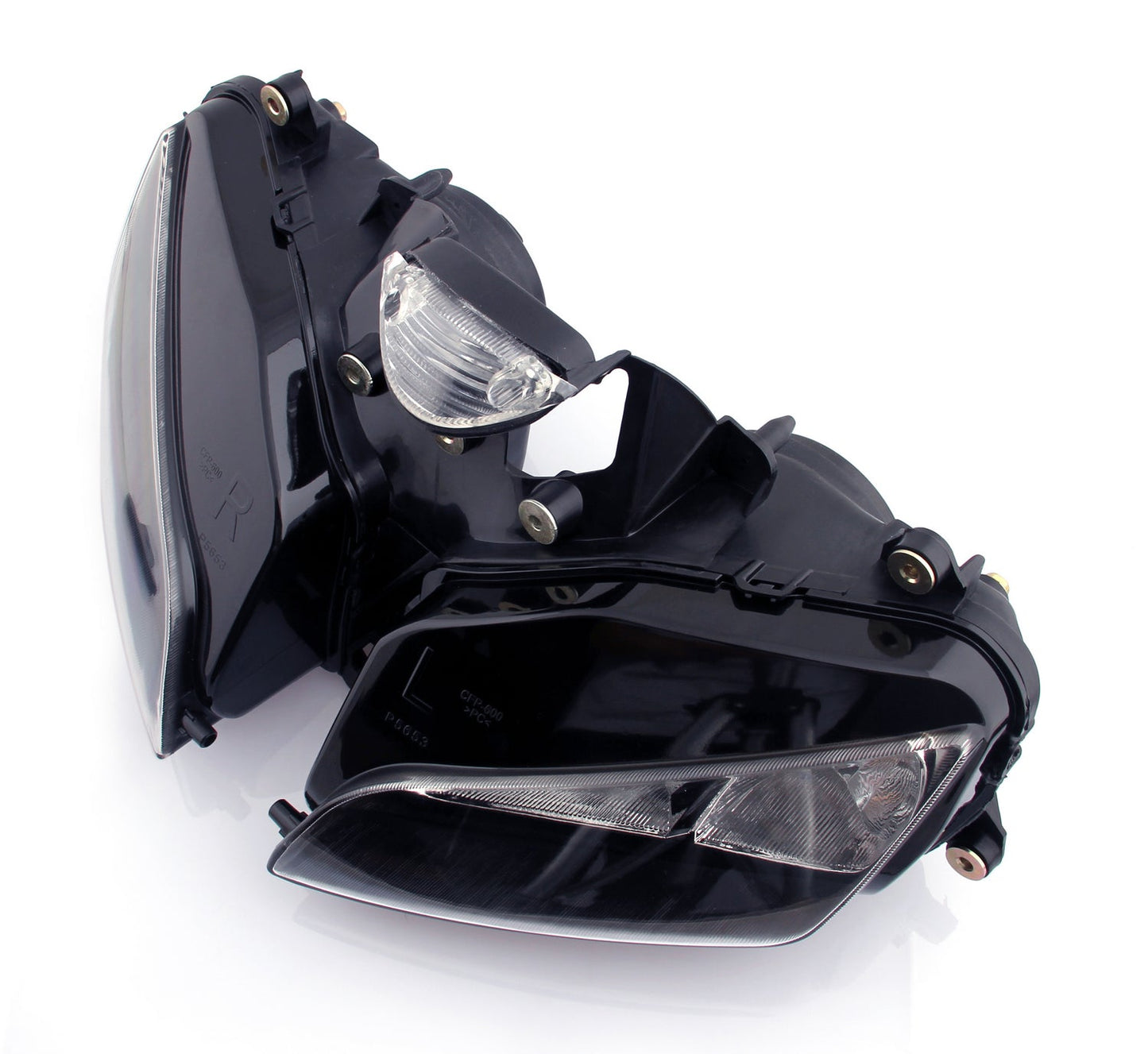 Front Headlight Grille Headlamp Led Protector Clear For Honda CBR600RR 03-06