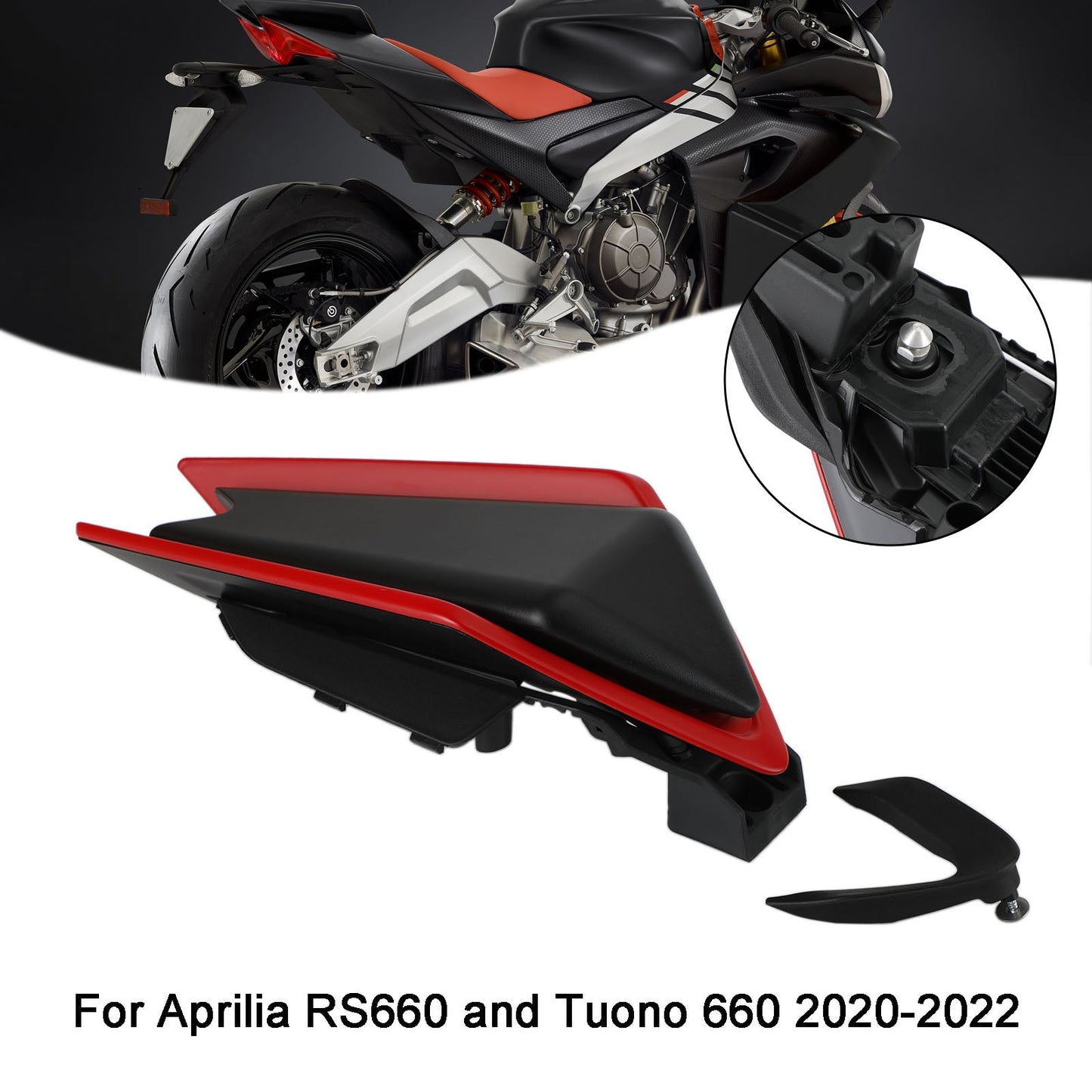 Rear Cowl Tail FAIRING Cover For Aprilia RS660 RSV4 Tuono 660 2020-2022