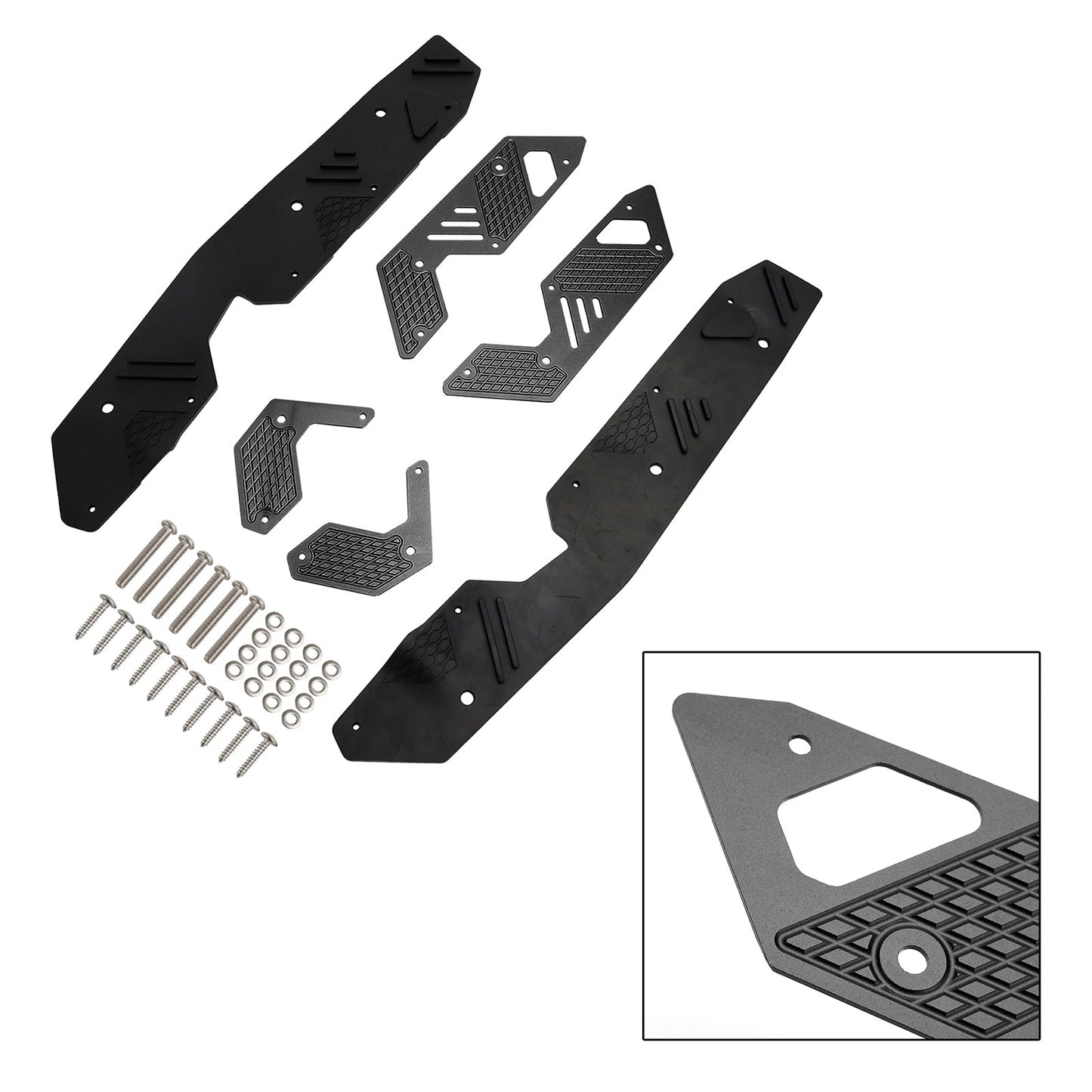 Footrest Foot Pegs Pedal Footboard Plate Guard fit for HONDA ADV160 2022-2023