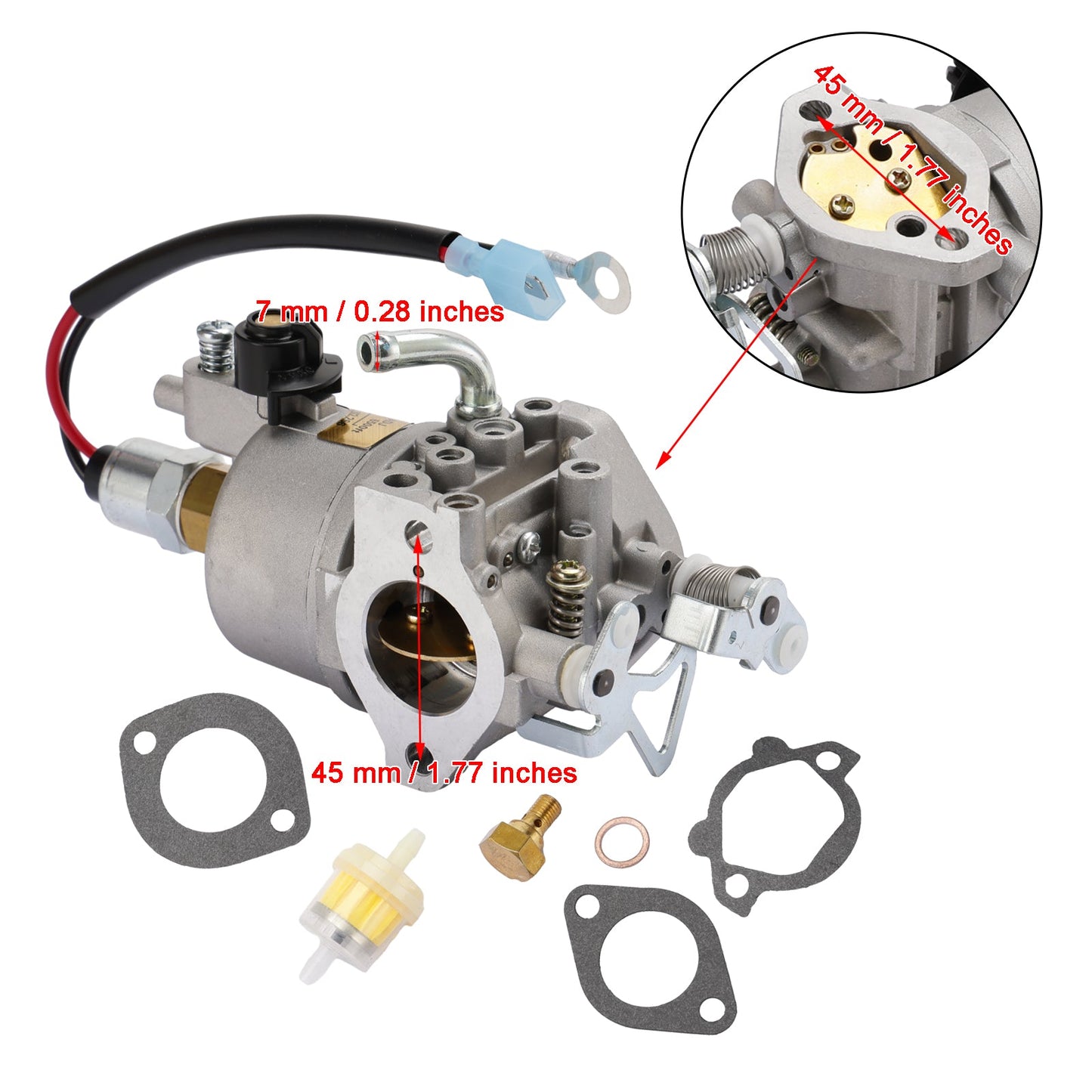 Onan CumminsMicroquiet 4000W Carburetor Carb A041D736 A042P619