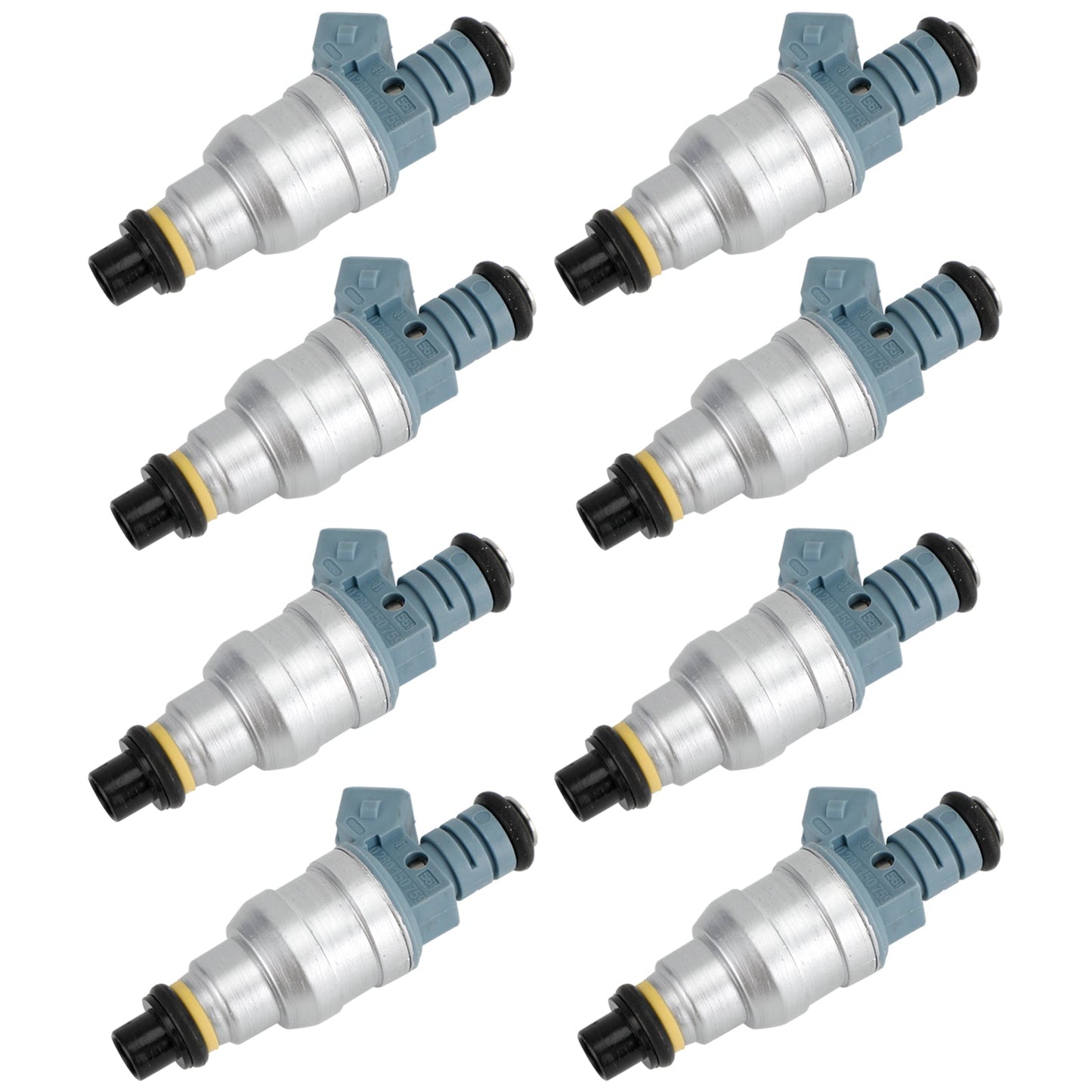 1988-1991 Ford F Super Duty 7.5L V8 8PCS Fuel Injectors 0280150759 Champoo