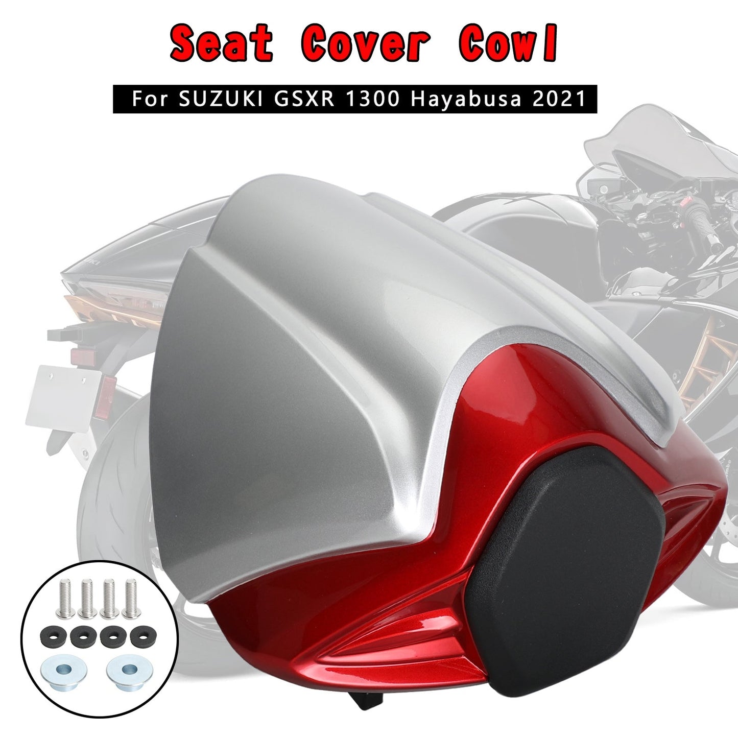 Rear Seat Fairing Cover For SUZUKI GSXR 1300 GSX-R1300 Hayabusa 2021-2022