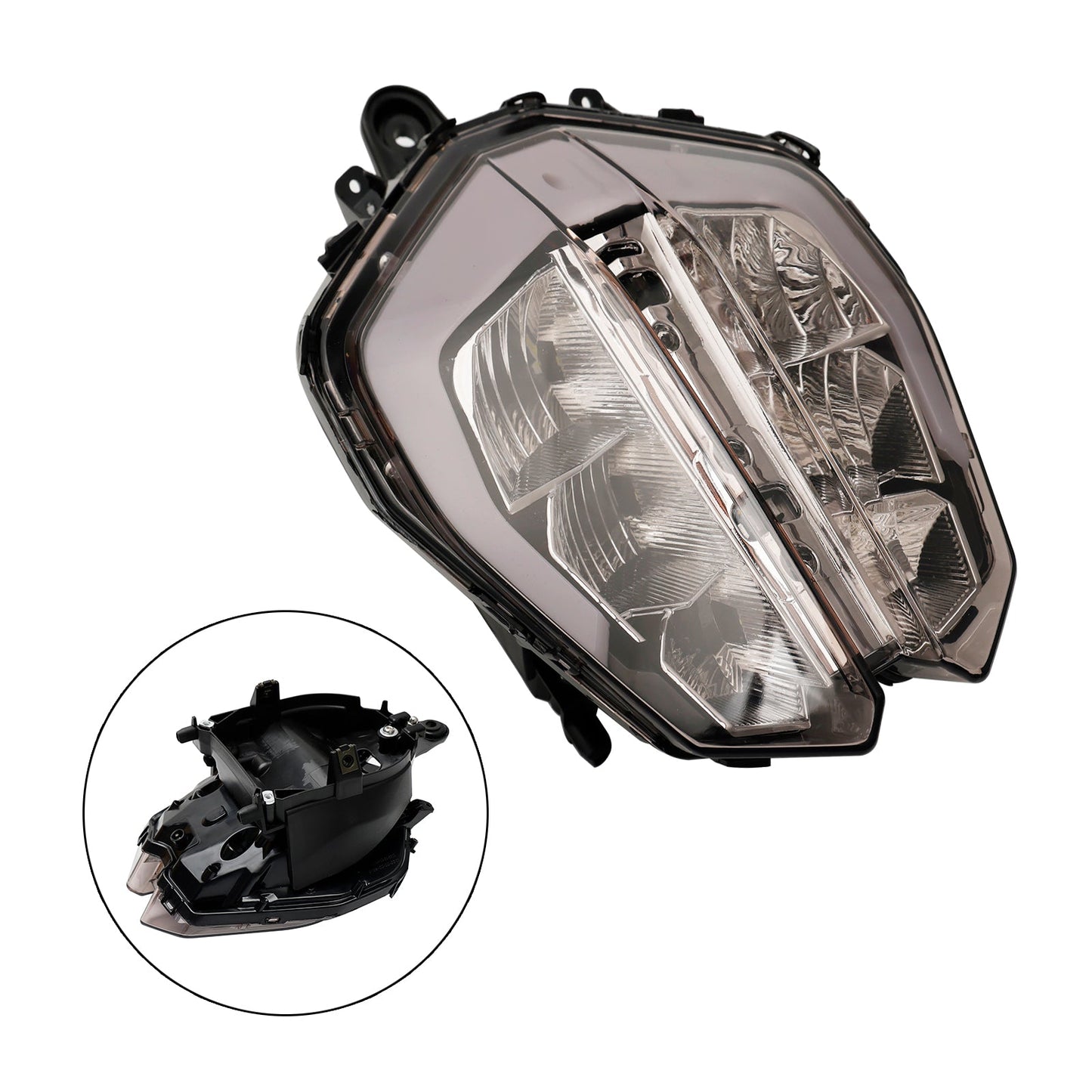 Headlight Guard Protector Cover Haddlamp Kit Plastic Smoke For 390 2018-2019