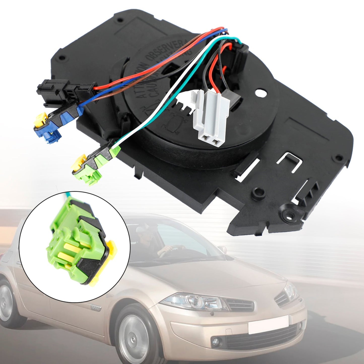 2002-2008 Renault Megane II BM0/1 CM0/1 1.4 1.5 1.6 1.9 2.0 Hatchback 8200216462 Airbag Squib Spiral Cable Clock Spring