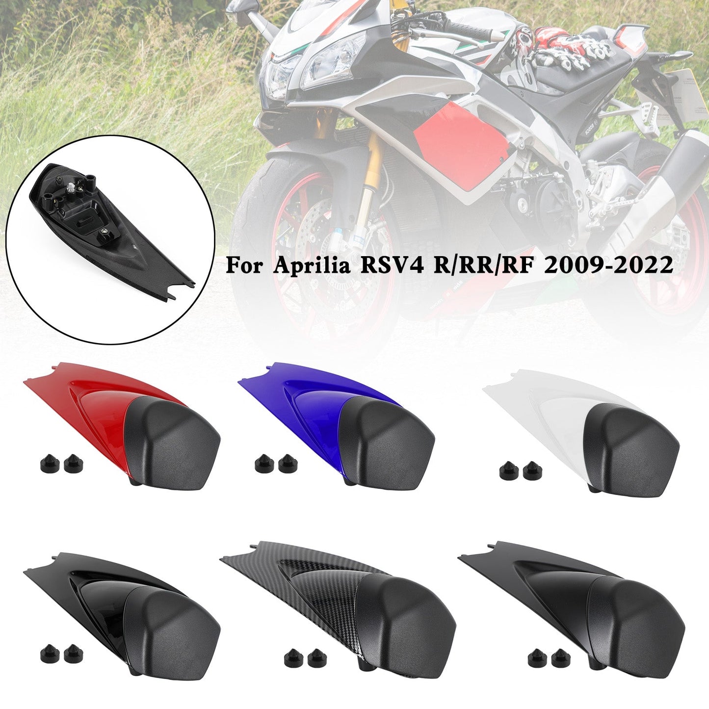 Rear Seat Cover Fairing Cowl for Aprilia RS125 RS4 RSV4 1000 2009-2022