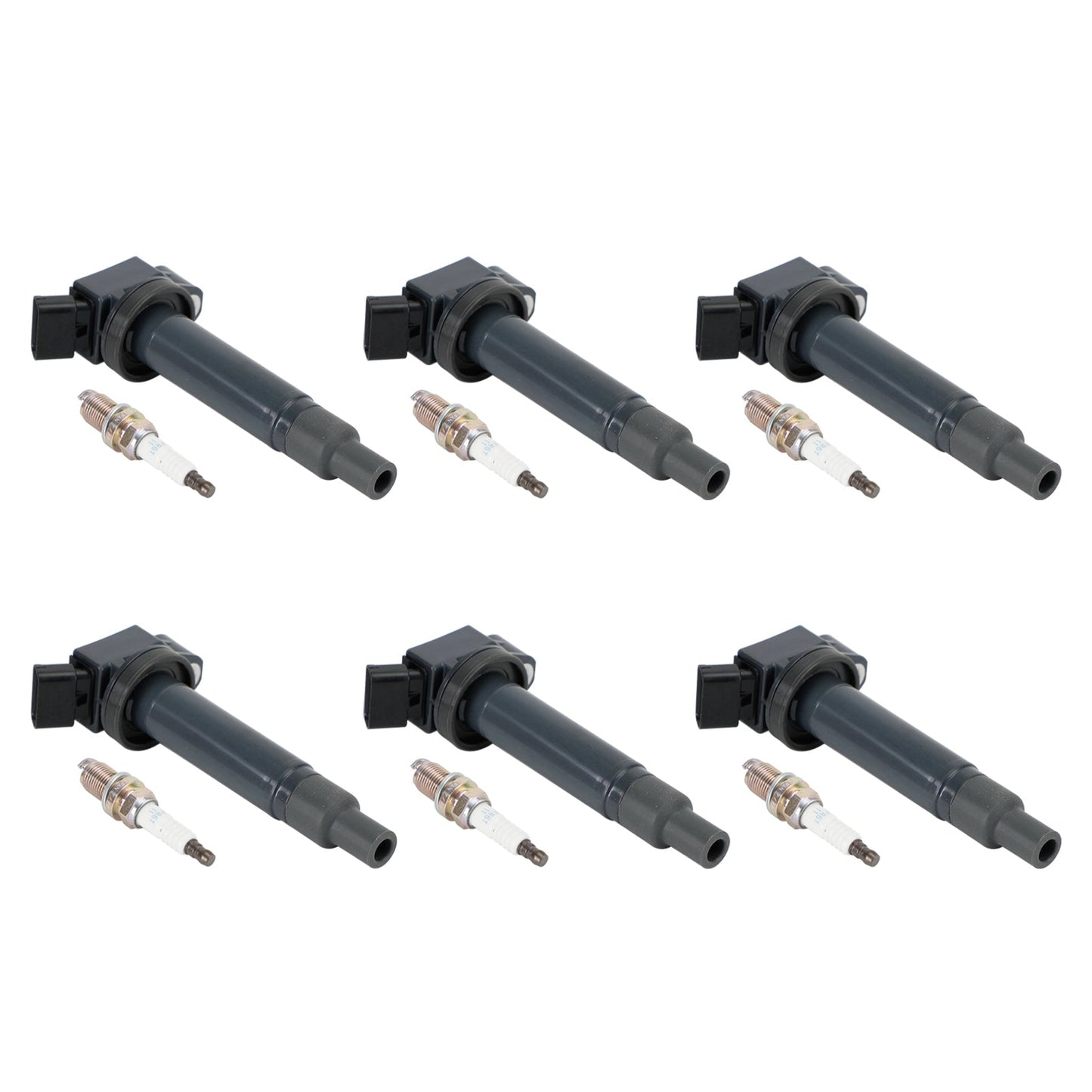 1999-2003 Lexus ES300/RX300 3.0L V6 6PCS Ignition Coil+6PCS Spark Plug 90919-02234 UF267 1788315 6731301