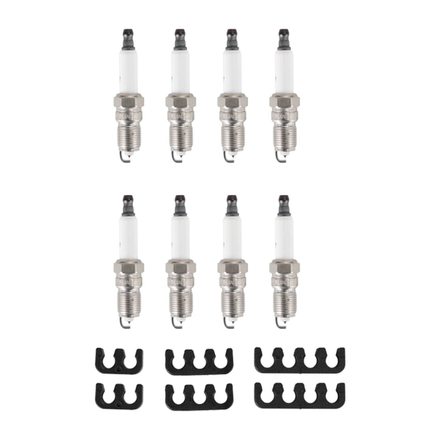 2001-2007 Mercruiser All Models 8 Pack Square Ignition Coil & Spark Plug Wire 12556893 12558693 12570553