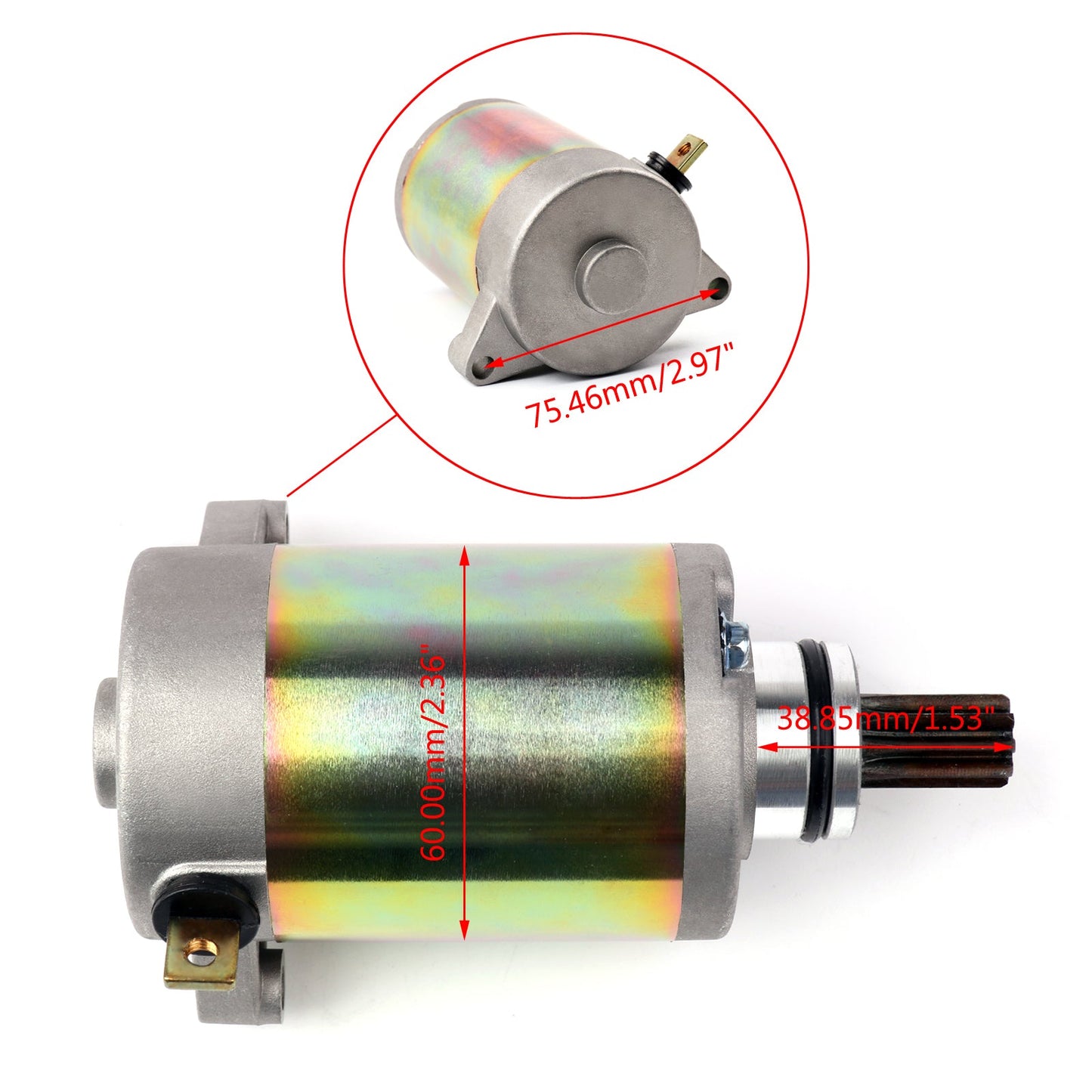 Motor Starter For Suzuki AN125 VECSTAR (CF42A) AN150 VECSTAR (CG41A) 1995-2000 Champoo