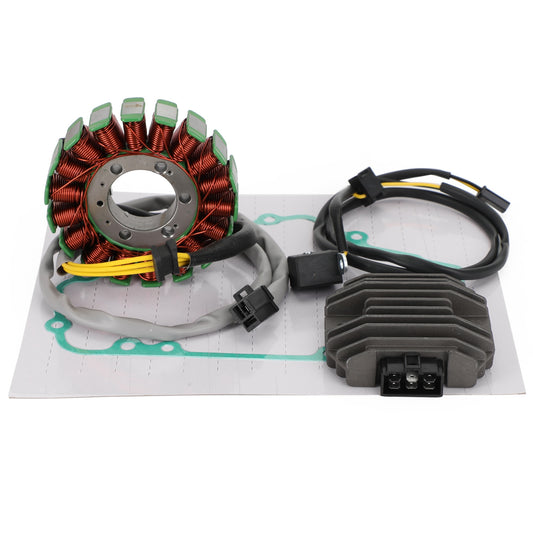 Magneto Coil Stator + Voltage Regulator + Gasket Assy For Kawasaki Ninja 250 EX 250 2008-2012 Champoo