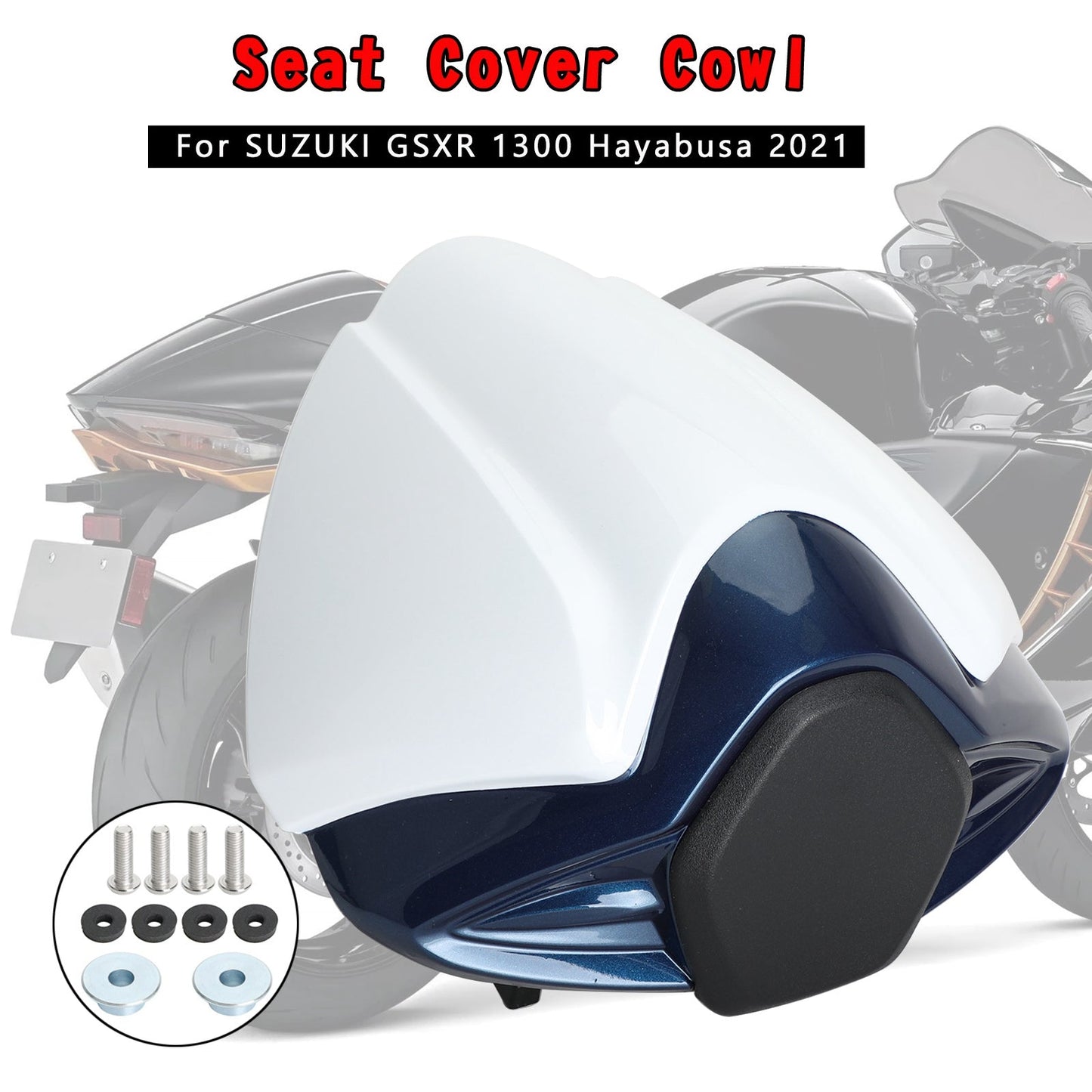 Rear Seat Fairing Cover For SUZUKI GSXR 1300 GSX-R1300 Hayabusa 2021-2022