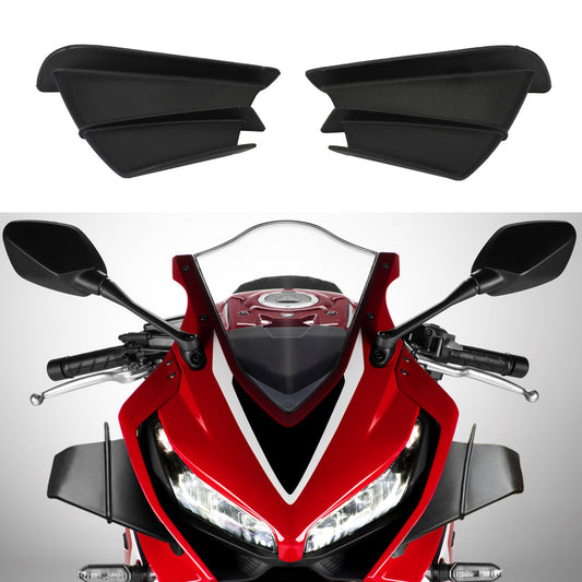 Black Side Winglet Wind Fin Spoiler Trim Cover