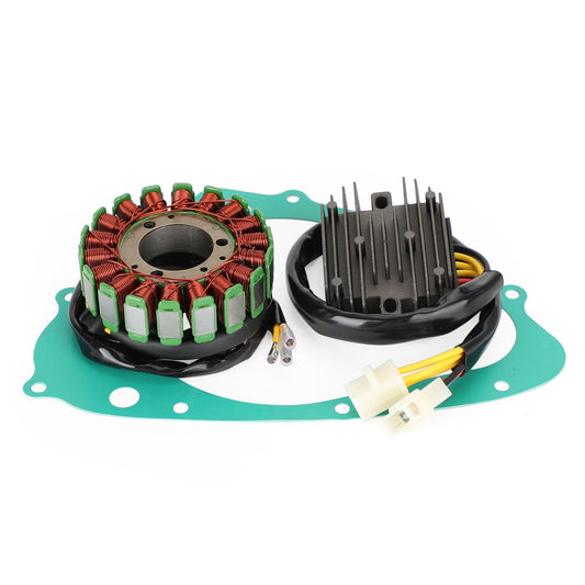 Magneto Coil Stator + Voltage Regulator + Gasket Assy For Suzuki GS 500 E ET 1989 - 2000 Champoo