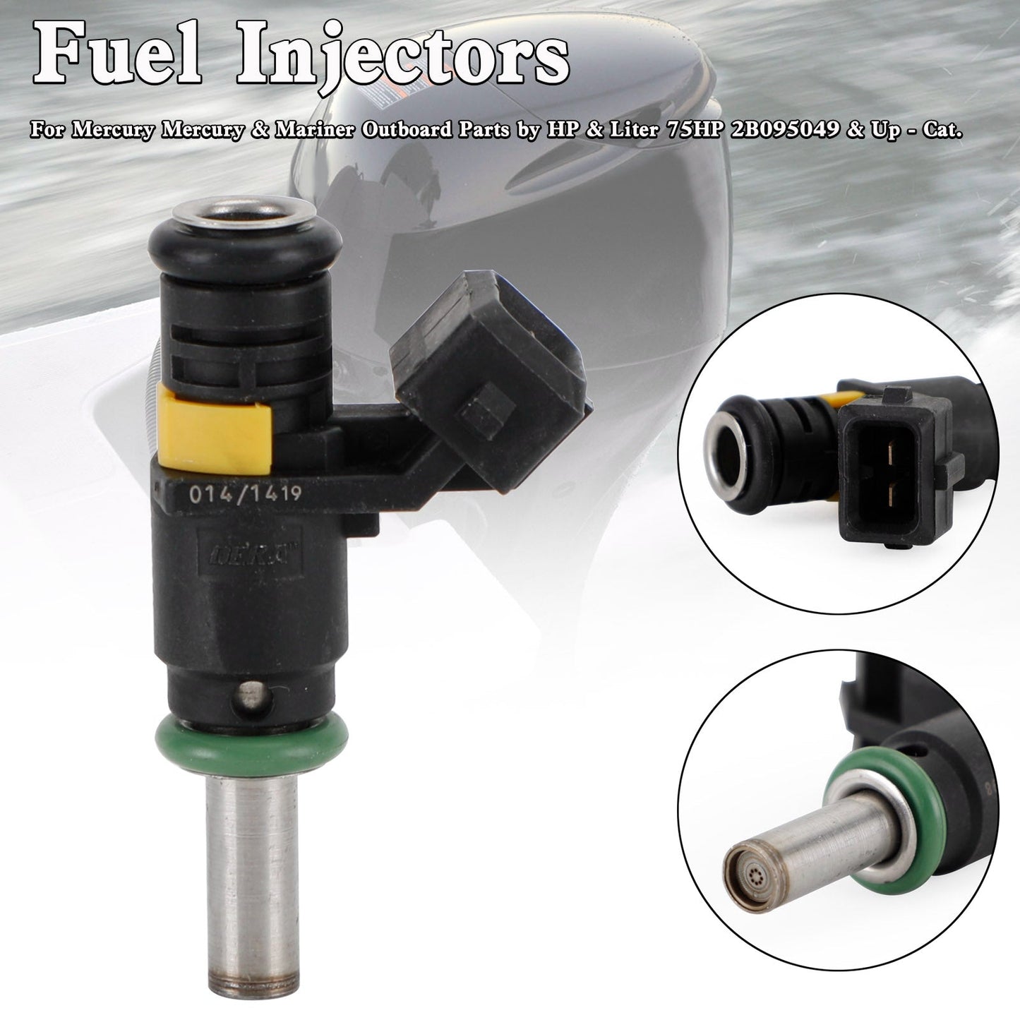 8M6002428 Fuel Injector For Mercury Outboard Motor 150HP 4-Stroke