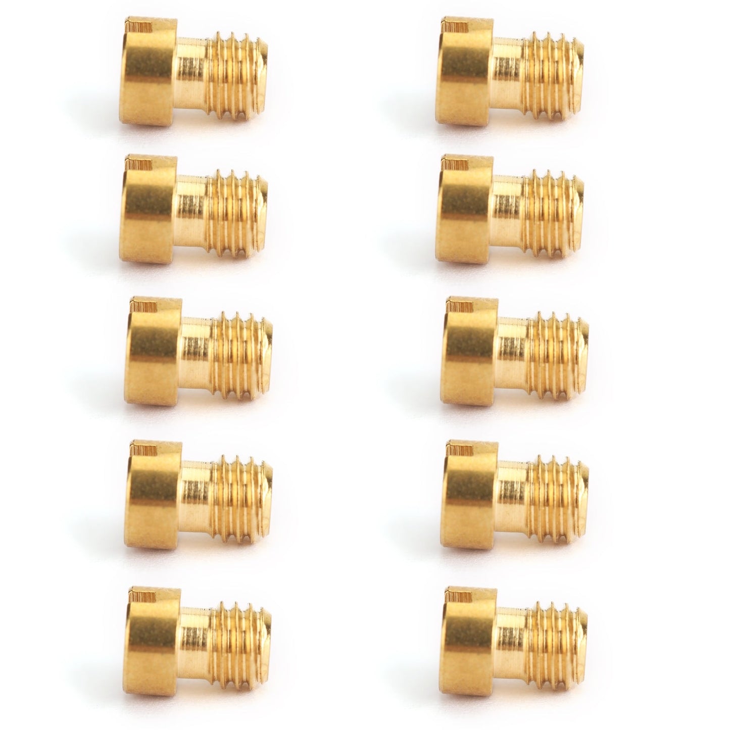 10set Round Head Main Jet 5mm 82-105 For GY6 Motorcycle Scooter Carburetor PZ19