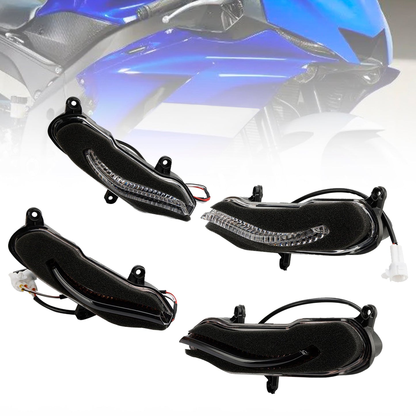 Front Headlight Grille Headlamp Led Protector For YAMAHA YZF-R6 YZF R6 2017 Smoke