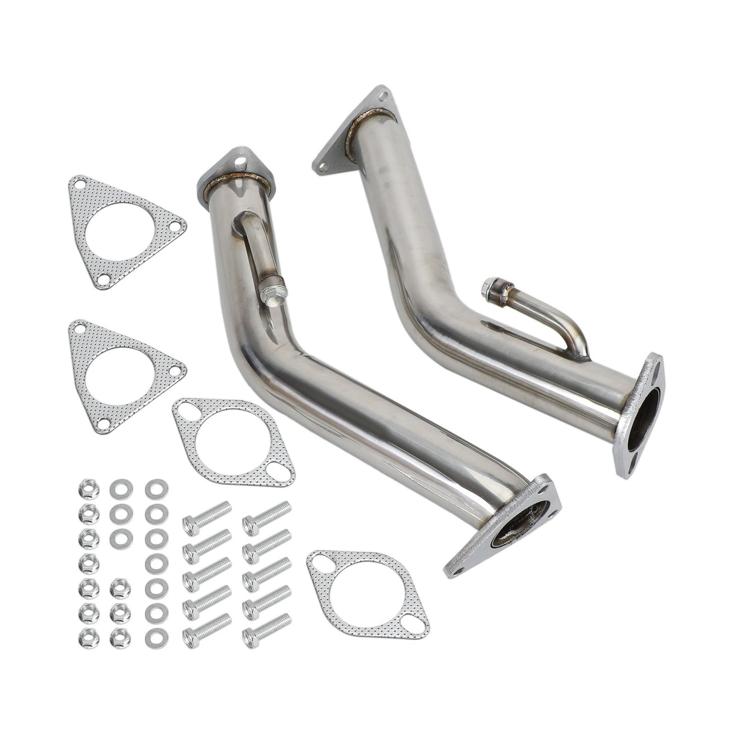 Infiniti Q50/Q60 Models 3.7L Engine 2.5" Stainless Steel Test Pipes Exhaust DownPipe Champoo