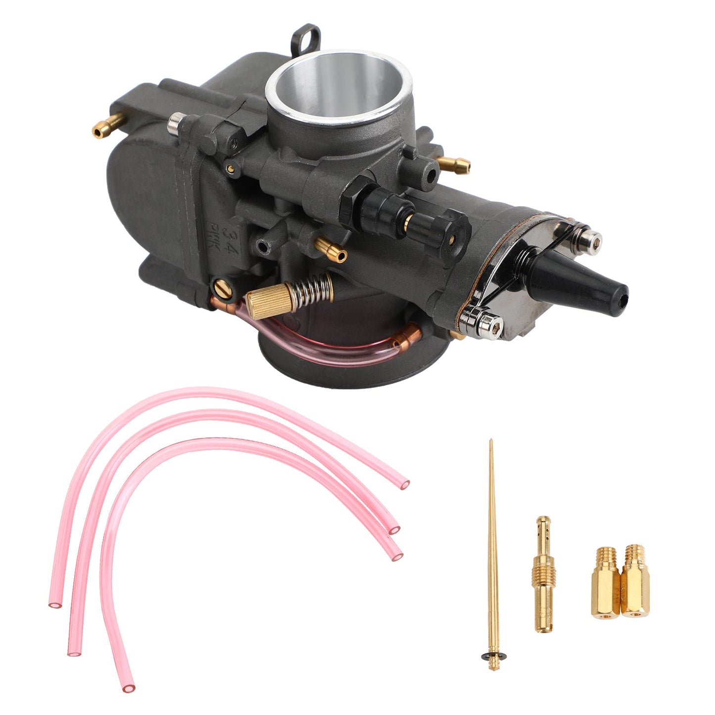 PWK 34mm Carburetor Carb Universal For Keihin Mikuni Dellorto Koso con Power Jet